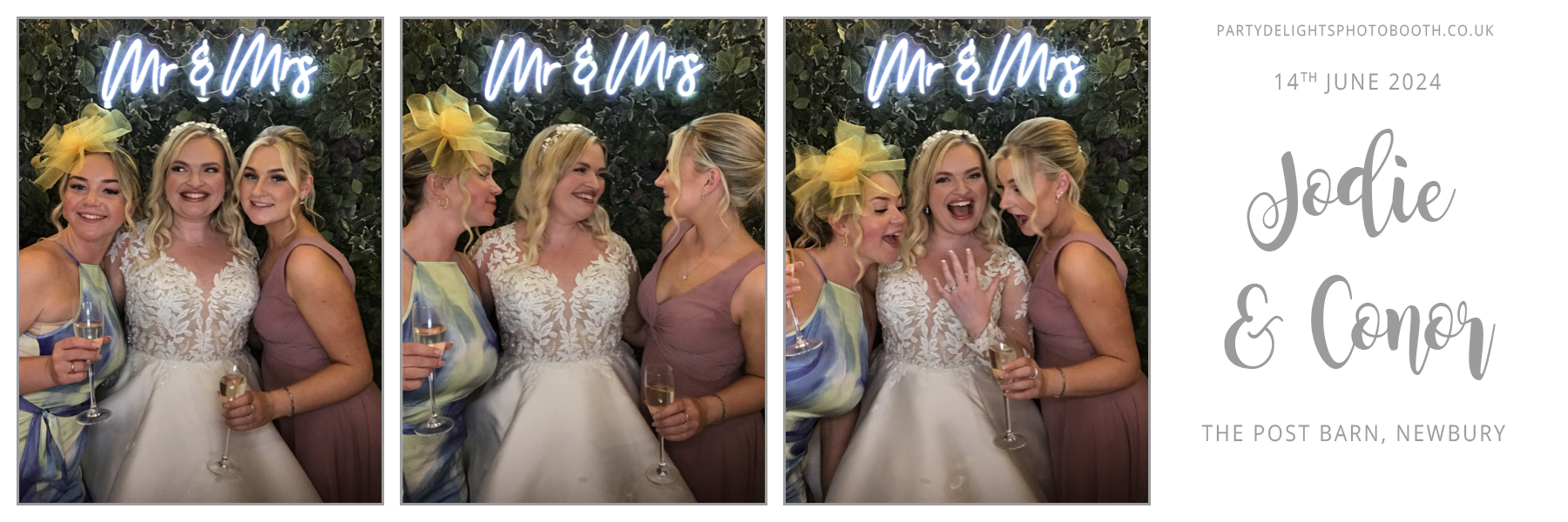 Conor & Jodie’s Wedding | View more photos from the event at gallery.partydelightsphotobooth.co.uk/u/PartyDelightsPhotoBooth/Conor-Jodie’s-Wedding