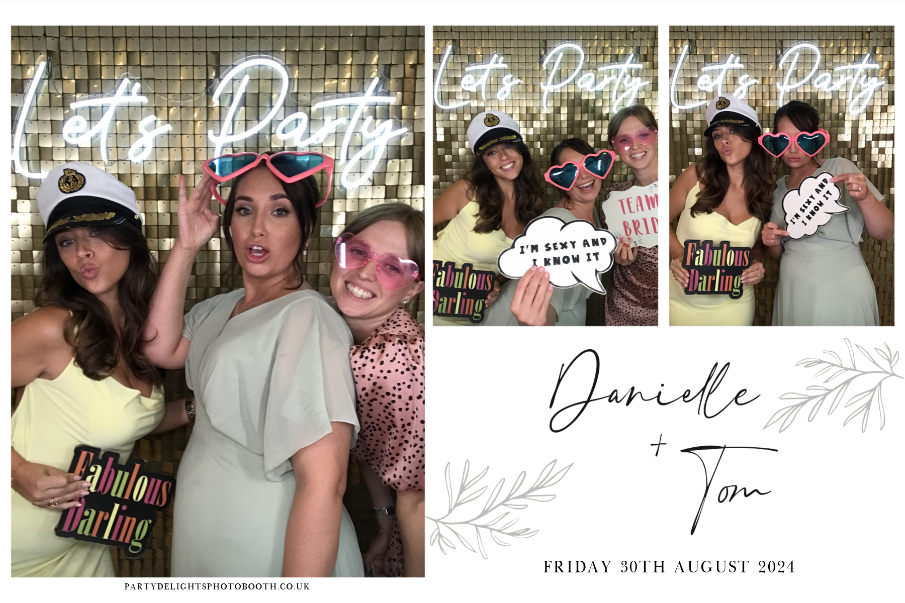 Danielle and Tom's Wedding | View more photos from the event at gallery.partydelightsphotobooth.co.uk/u/PartyDelightsPhotoBooth/Danielle-and-Toms-Wedding
