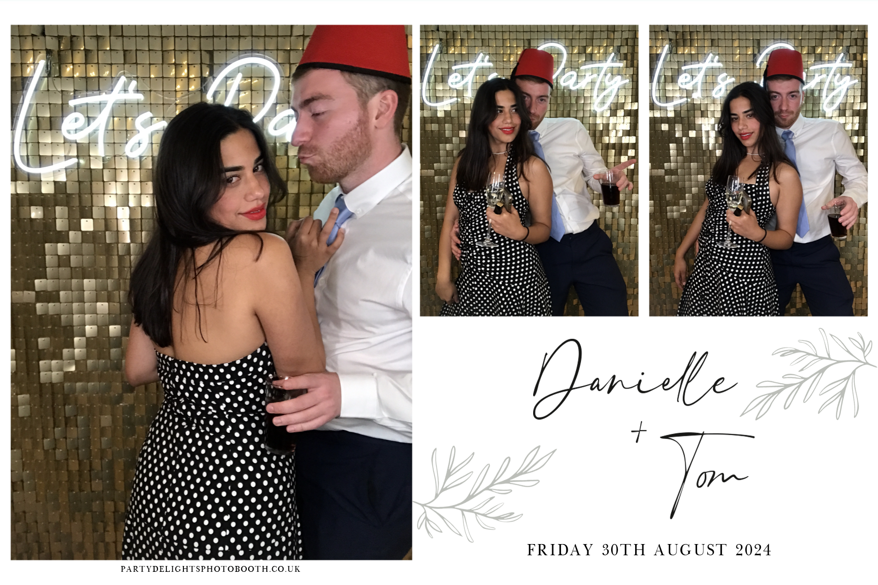 Danielle and Tom's Wedding | View more photos from the event at gallery.partydelightsphotobooth.co.uk/u/PartyDelightsPhotoBooth/Danielle-and-Toms-Wedding