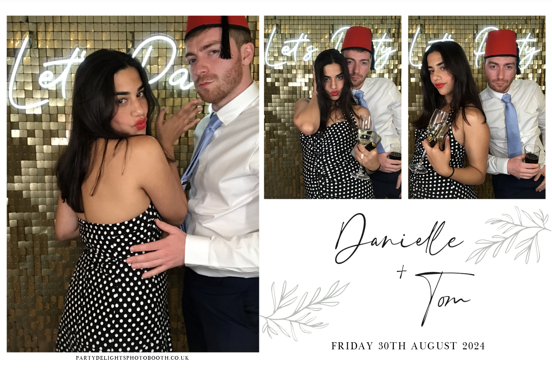 Danielle and Tom's Wedding | View more photos from the event at gallery.partydelightsphotobooth.co.uk/u/PartyDelightsPhotoBooth/Danielle-and-Toms-Wedding