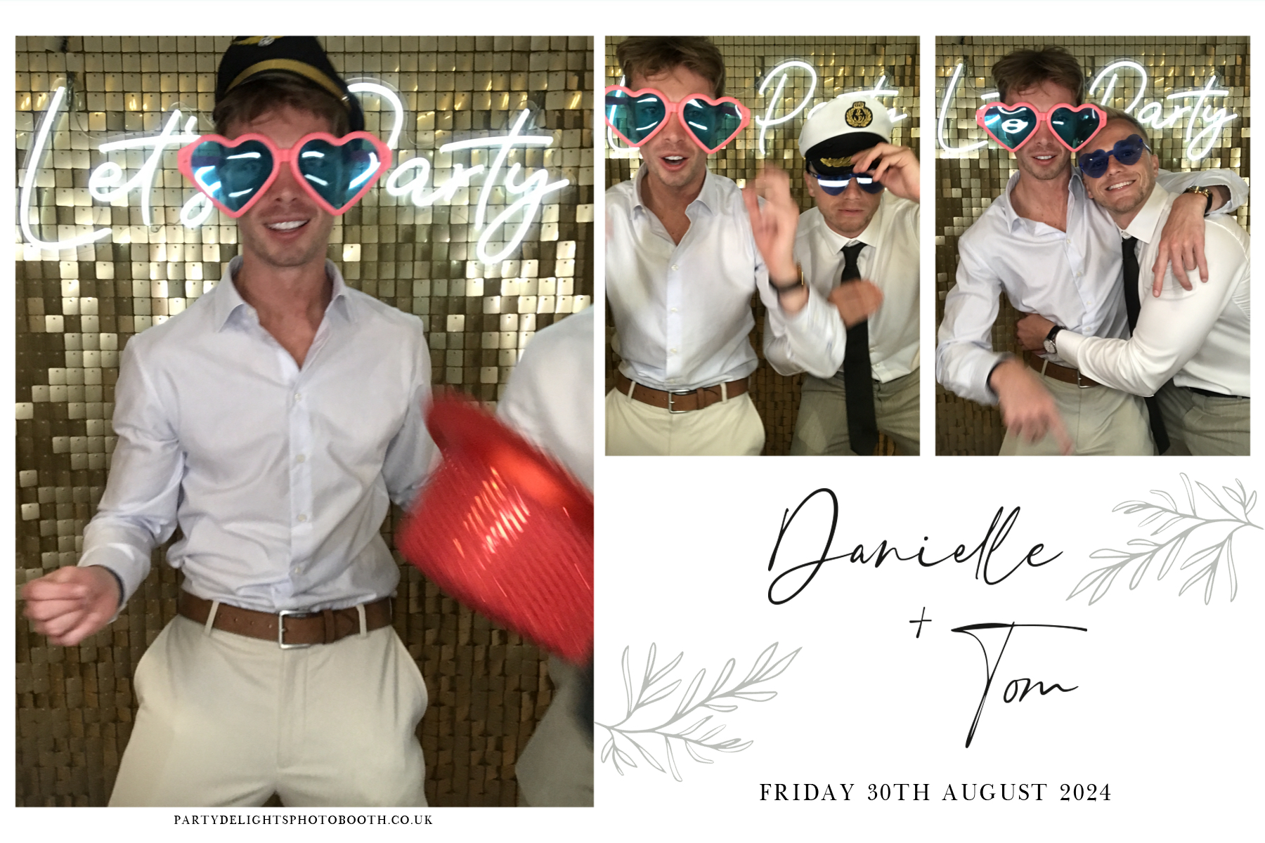 Danielle and Tom's Wedding | View more photos from the event at gallery.partydelightsphotobooth.co.uk/u/PartyDelightsPhotoBooth/Danielle-and-Toms-Wedding