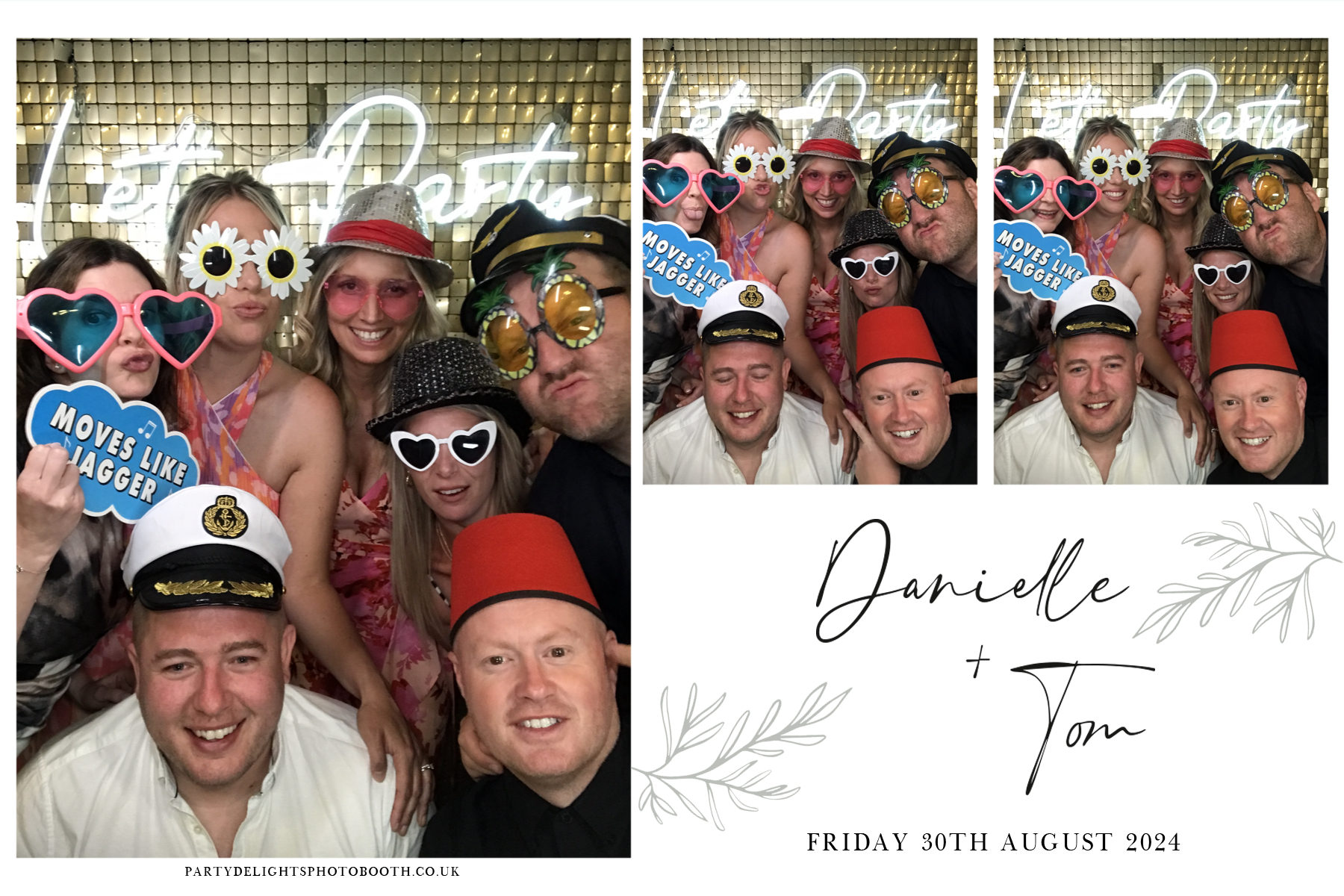 Danielle and Tom's Wedding | View more photos from the event at gallery.partydelightsphotobooth.co.uk/u/PartyDelightsPhotoBooth/Danielle-and-Toms-Wedding