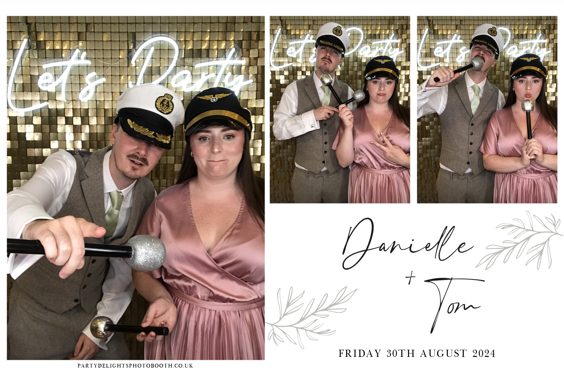Danielle and Tom's Wedding | View more photos from the event at gallery.partydelightsphotobooth.co.uk/u/PartyDelightsPhotoBooth/Danielle-and-Toms-Wedding