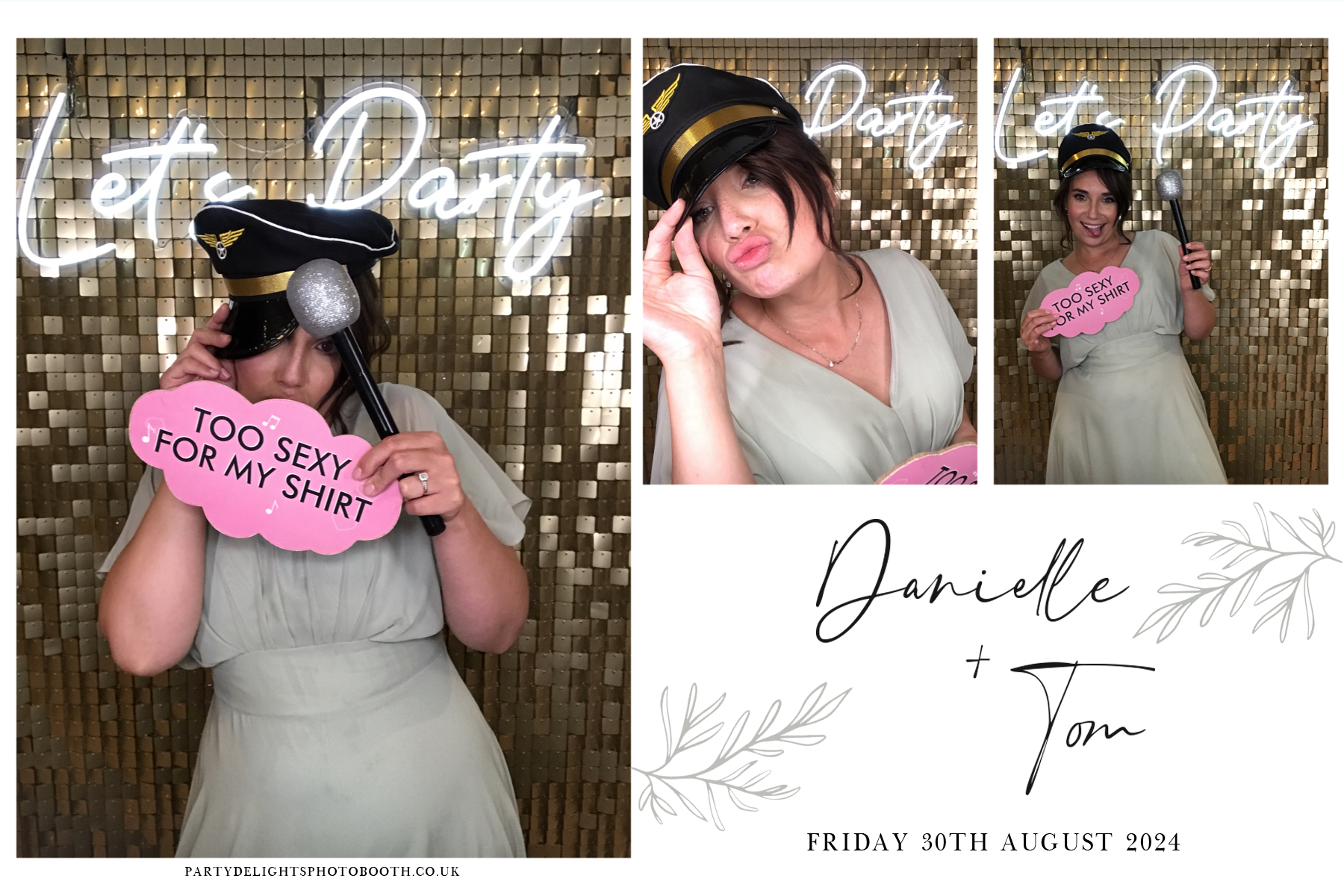 Danielle and Tom's Wedding | View more photos from the event at gallery.partydelightsphotobooth.co.uk/u/PartyDelightsPhotoBooth/Danielle-and-Toms-Wedding
