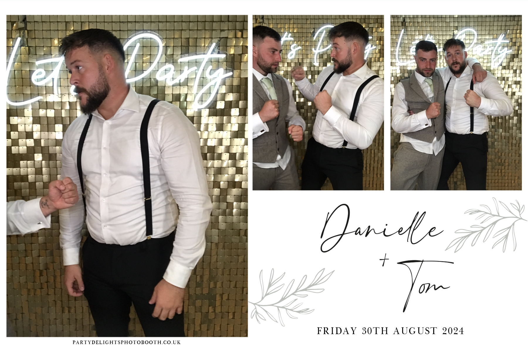 Danielle and Tom's Wedding | View more photos from the event at gallery.partydelightsphotobooth.co.uk/u/PartyDelightsPhotoBooth/Danielle-and-Toms-Wedding