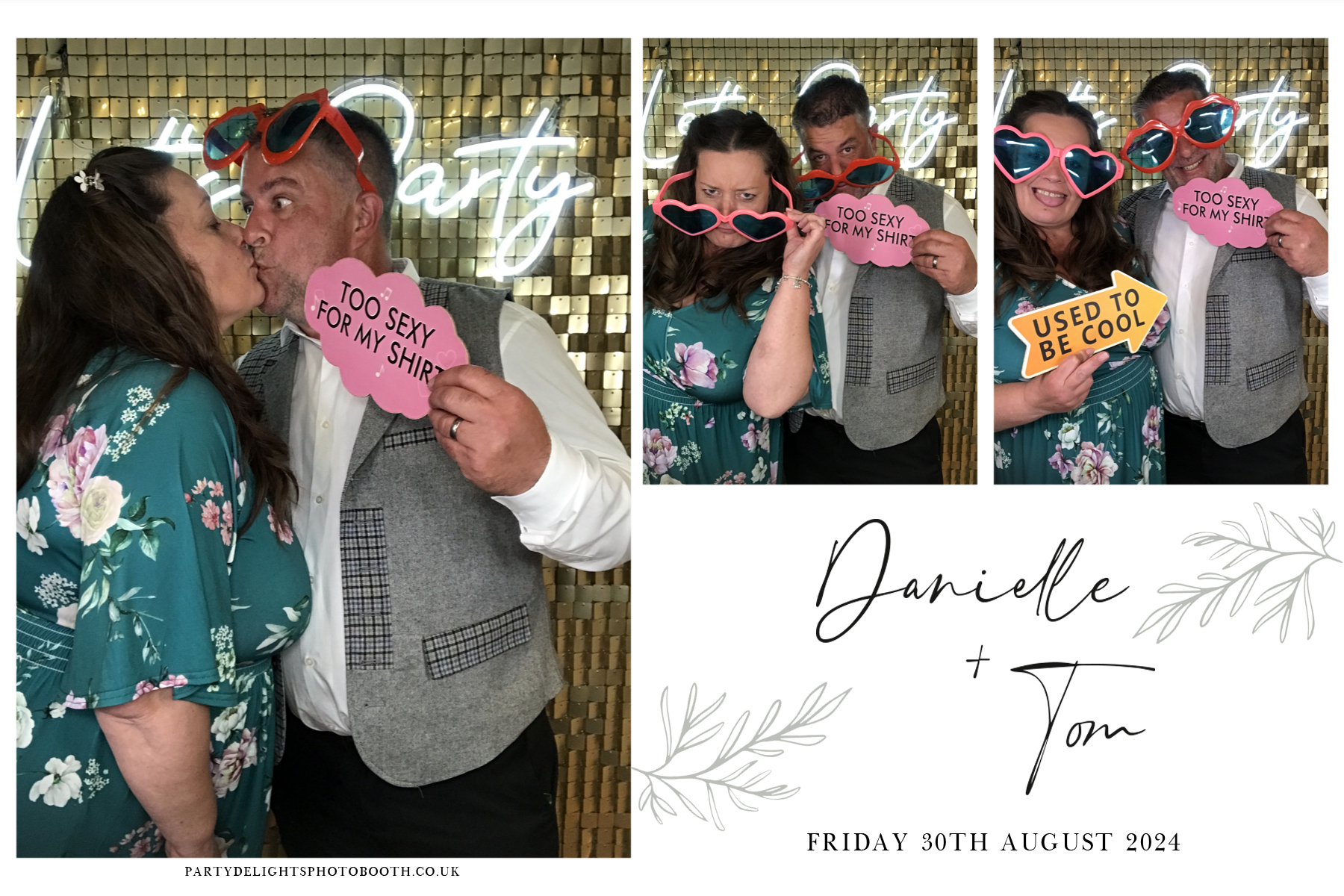 Danielle and Tom's Wedding | View more photos from the event at gallery.partydelightsphotobooth.co.uk/u/PartyDelightsPhotoBooth/Danielle-and-Toms-Wedding