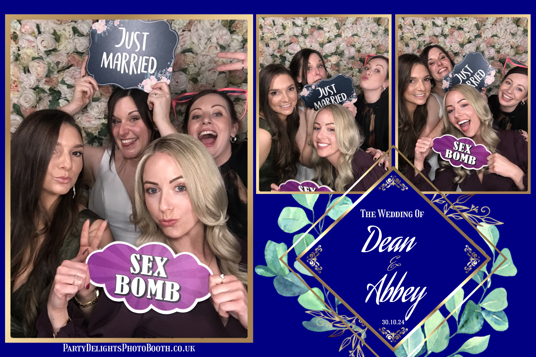 Dean and Abbey's Wedding | View more photos from the event at gallery.partydelightsphotobooth.co.uk/u/PartyDelightsPhotoBooth/Dean-and-Abbeys-Wedding