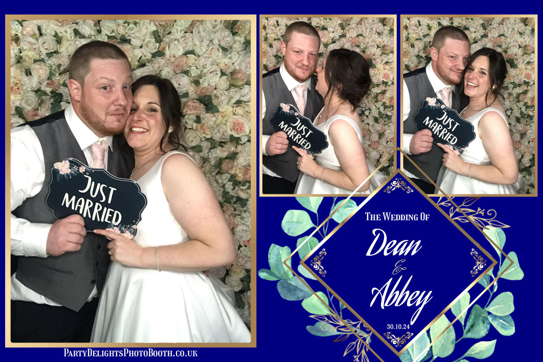 Dean and Abbey's Wedding | View more photos from the event at gallery.partydelightsphotobooth.co.uk/u/PartyDelightsPhotoBooth/Dean-and-Abbeys-Wedding