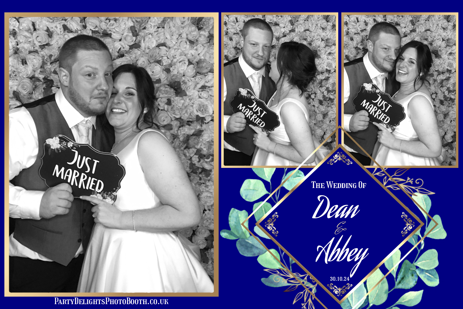 Dean and Abbey's Wedding | View more photos from the event at gallery.partydelightsphotobooth.co.uk/u/PartyDelightsPhotoBooth/Dean-and-Abbeys-Wedding