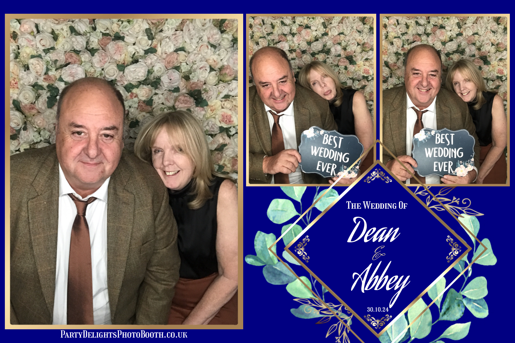 Dean and Abbey's Wedding | View more photos from the event at gallery.partydelightsphotobooth.co.uk/u/PartyDelightsPhotoBooth/Dean-and-Abbeys-Wedding