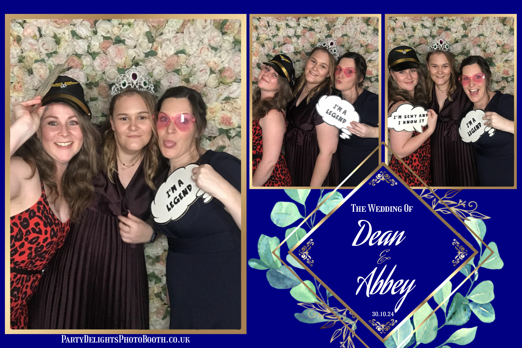 Dean and Abbey's Wedding | View more photos from the event at gallery.partydelightsphotobooth.co.uk/u/PartyDelightsPhotoBooth/Dean-and-Abbeys-Wedding