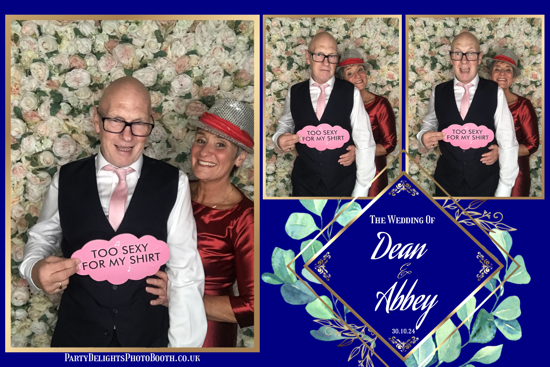 Dean and Abbey's Wedding | View more photos from the event at gallery.partydelightsphotobooth.co.uk/u/PartyDelightsPhotoBooth/Dean-and-Abbeys-Wedding