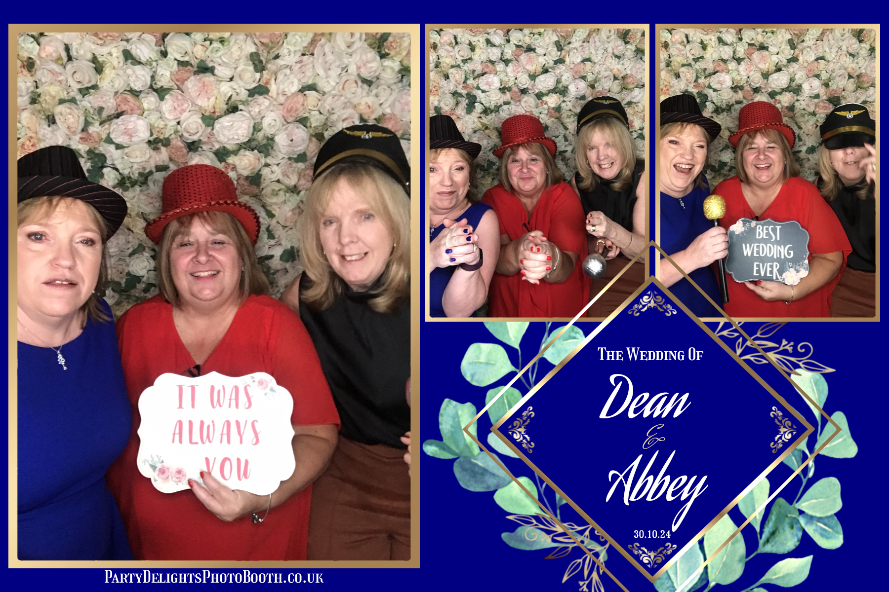 Dean and Abbey's Wedding | View more photos from the event at gallery.partydelightsphotobooth.co.uk/u/PartyDelightsPhotoBooth/Dean-and-Abbeys-Wedding