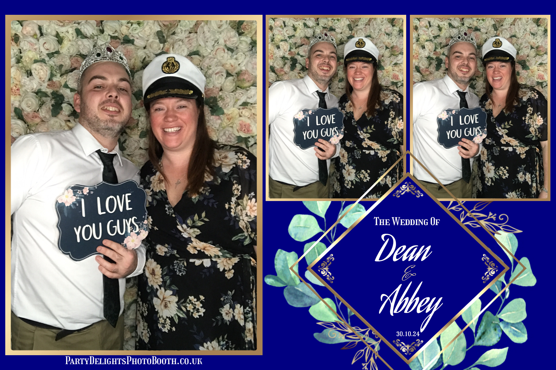 Dean and Abbey's Wedding | View more photos from the event at gallery.partydelightsphotobooth.co.uk/u/PartyDelightsPhotoBooth/Dean-and-Abbeys-Wedding