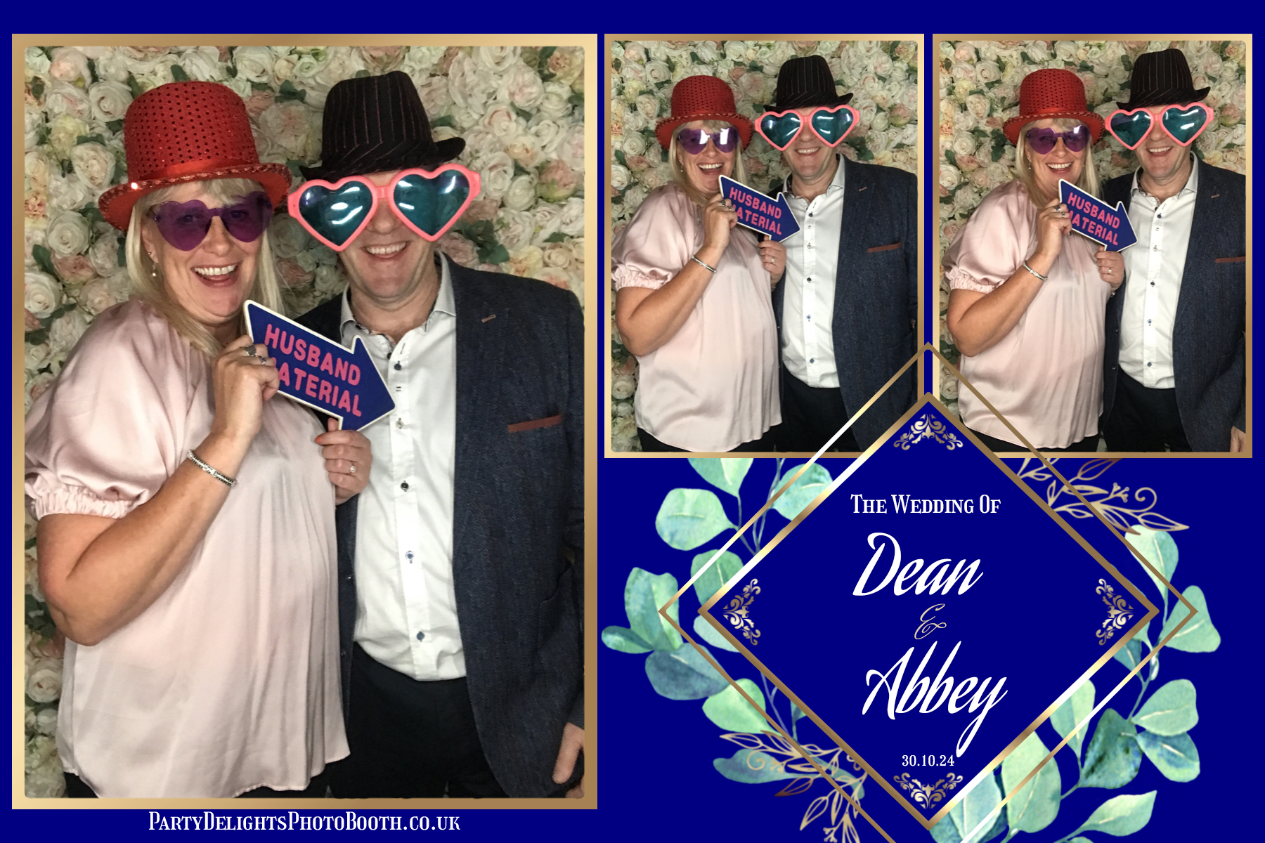 Dean and Abbey's Wedding | View more photos from the event at gallery.partydelightsphotobooth.co.uk/u/PartyDelightsPhotoBooth/Dean-and-Abbeys-Wedding