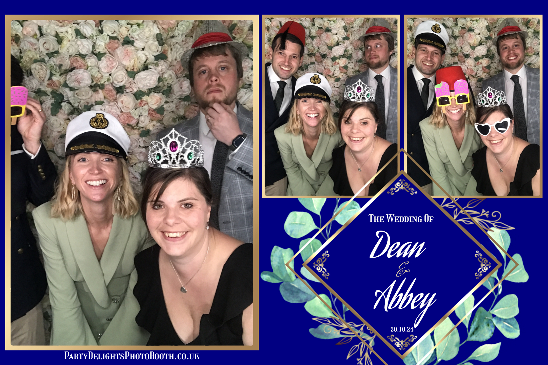 Dean and Abbey's Wedding | View more photos from the event at gallery.partydelightsphotobooth.co.uk/u/PartyDelightsPhotoBooth/Dean-and-Abbeys-Wedding