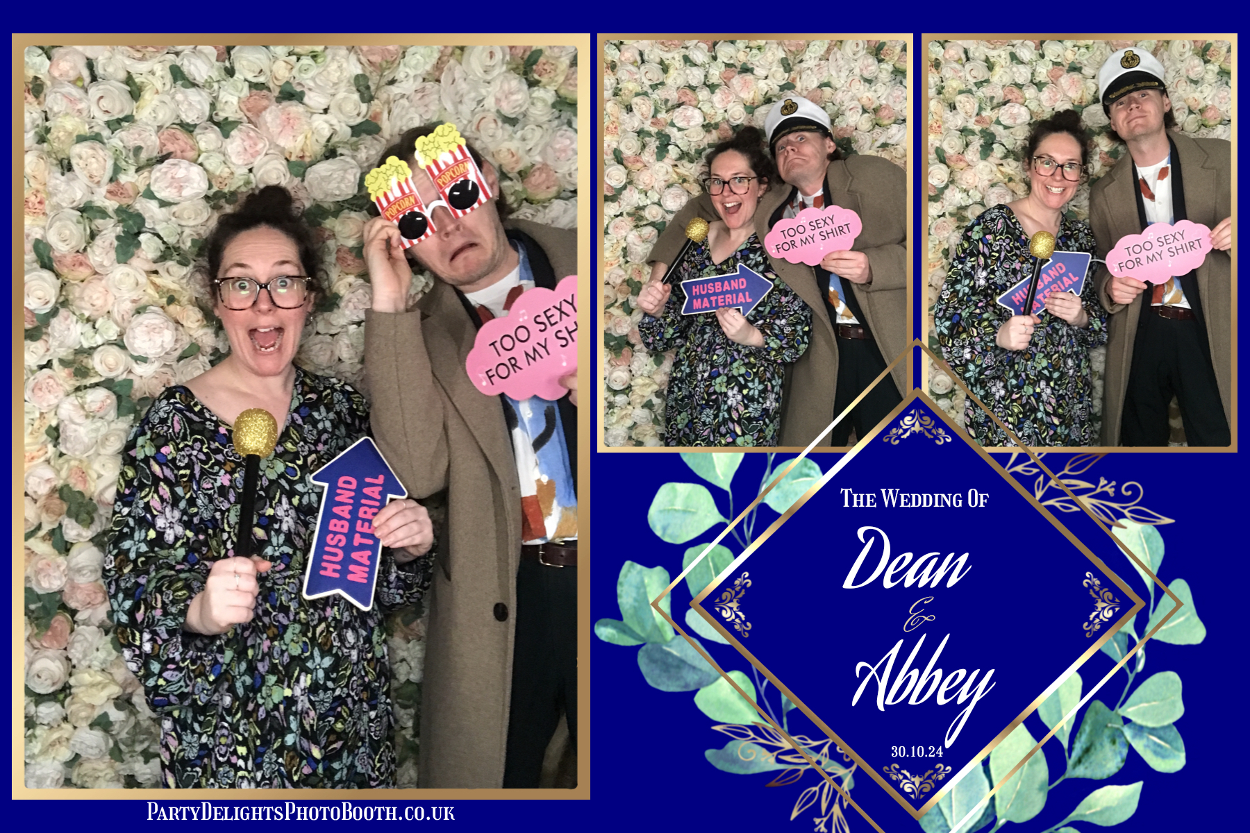 Dean and Abbey's Wedding | View more photos from the event at gallery.partydelightsphotobooth.co.uk/u/PartyDelightsPhotoBooth/Dean-and-Abbeys-Wedding