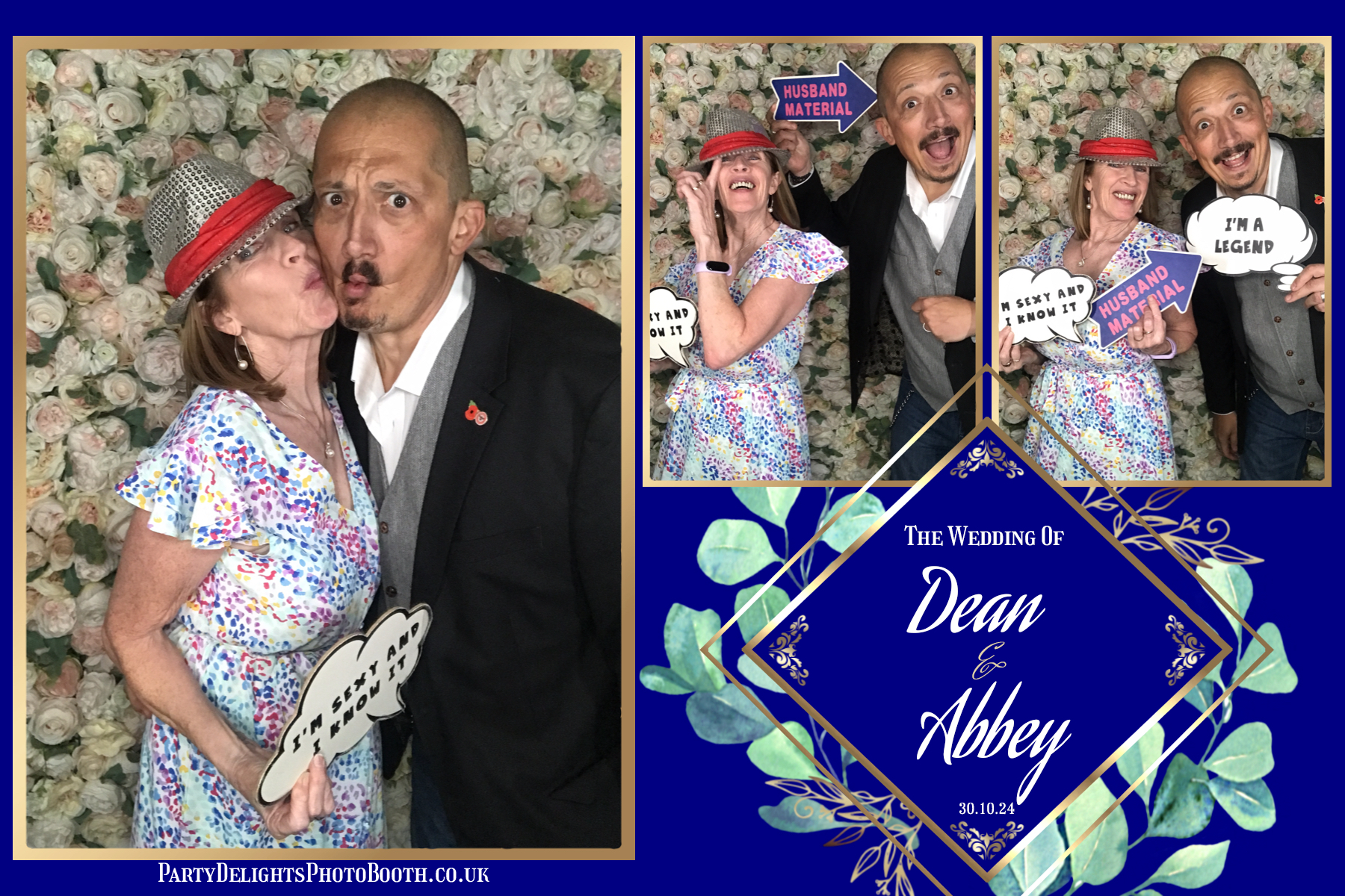 Dean and Abbey's Wedding | View more photos from the event at gallery.partydelightsphotobooth.co.uk/u/PartyDelightsPhotoBooth/Dean-and-Abbeys-Wedding