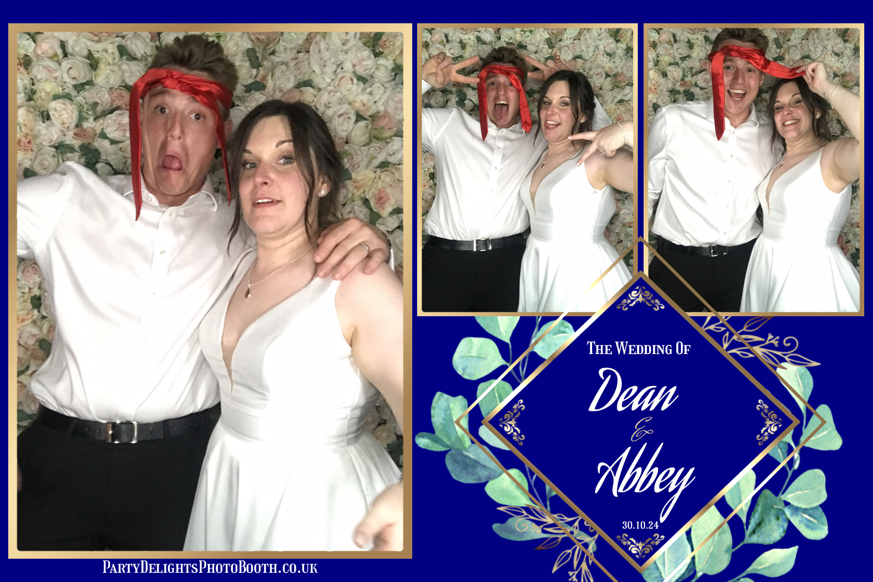 Dean and Abbey's Wedding | View more photos from the event at gallery.partydelightsphotobooth.co.uk/u/PartyDelightsPhotoBooth/Dean-and-Abbeys-Wedding