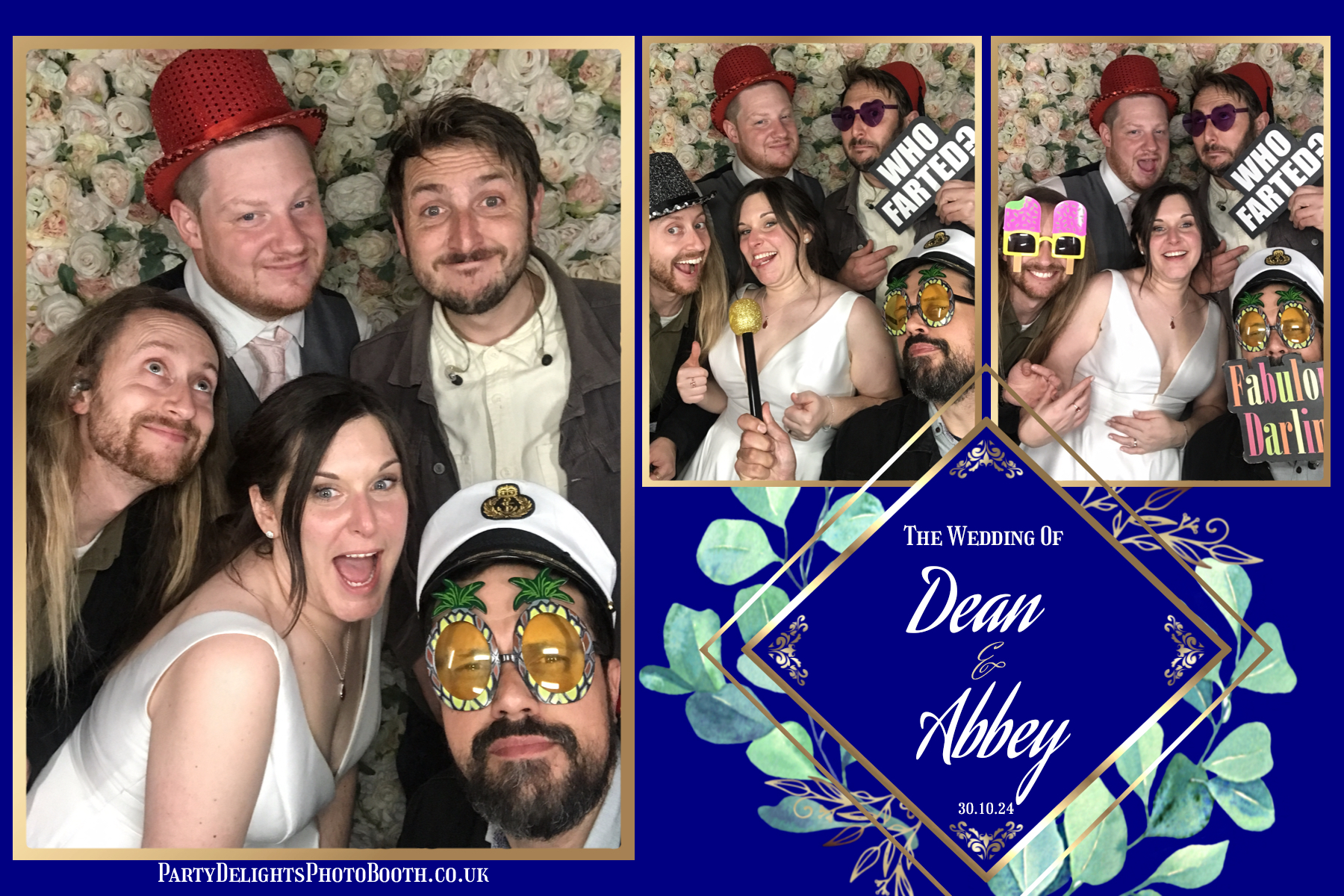 Dean and Abbey's Wedding | View more photos from the event at gallery.partydelightsphotobooth.co.uk/u/PartyDelightsPhotoBooth/Dean-and-Abbeys-Wedding