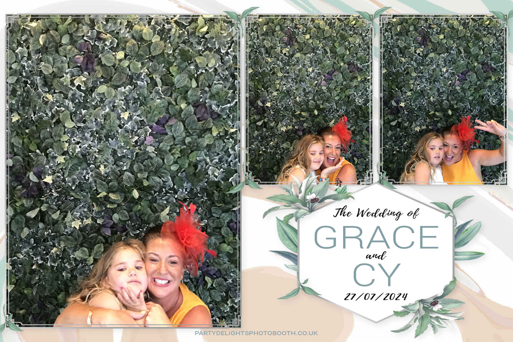 Grace and Cy’s Wedding | View more photos from the event at gallery.partydelightsphotobooth.co.uk/u/PartyDelightsPhotoBooth/Grace-and-Cy’s-Wedding