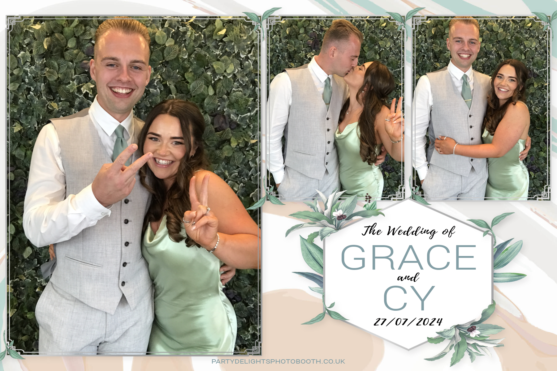 Grace and Cy’s Wedding | View more photos from the event at gallery.partydelightsphotobooth.co.uk/u/PartyDelightsPhotoBooth/Grace-and-Cy’s-Wedding