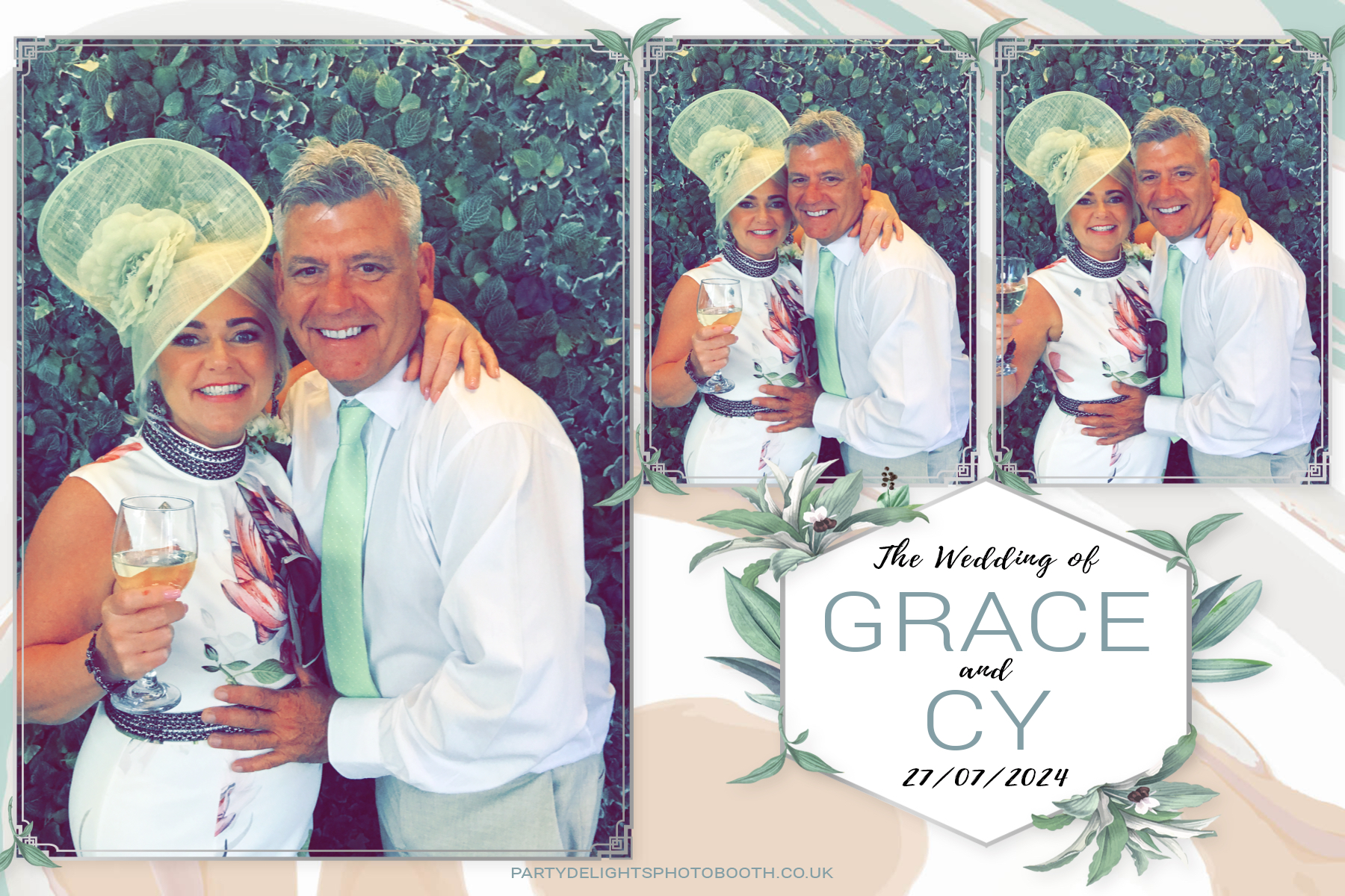 Grace and Cy’s Wedding | View more photos from the event at gallery.partydelightsphotobooth.co.uk/u/PartyDelightsPhotoBooth/Grace-and-Cy’s-Wedding