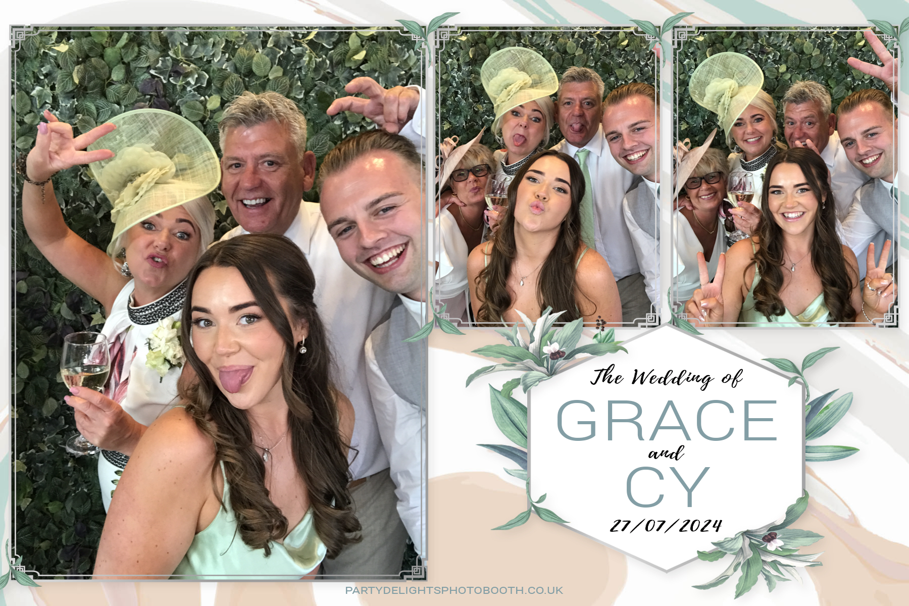 Grace and Cy’s Wedding | View more photos from the event at gallery.partydelightsphotobooth.co.uk/u/PartyDelightsPhotoBooth/Grace-and-Cy’s-Wedding