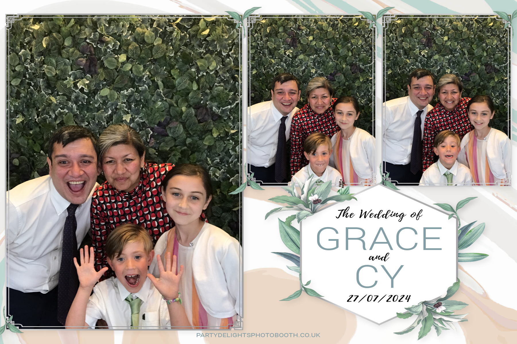 Grace and Cy’s Wedding | View more photos from the event at gallery.partydelightsphotobooth.co.uk/u/PartyDelightsPhotoBooth/Grace-and-Cy’s-Wedding