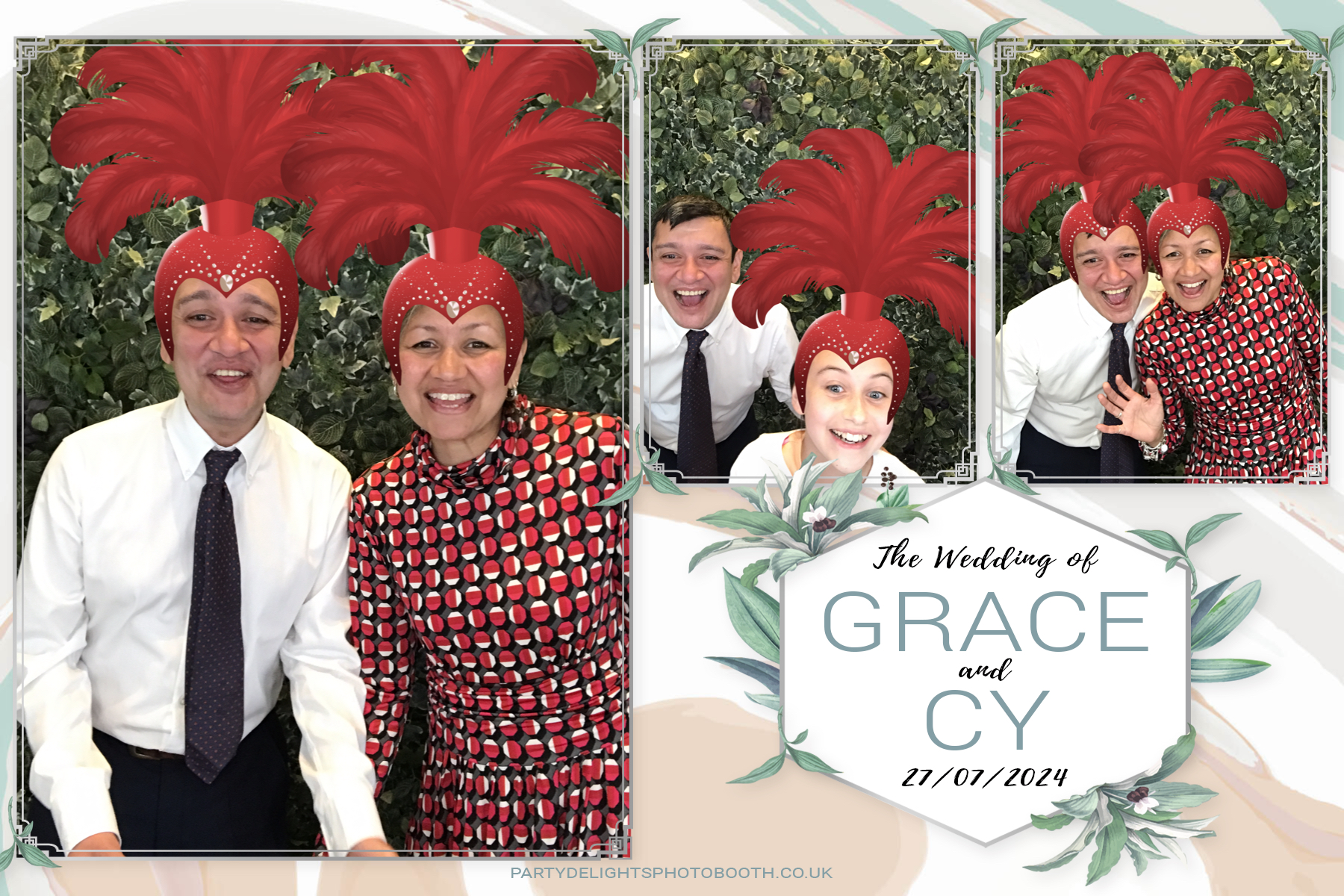 Grace and Cy’s Wedding | View more photos from the event at gallery.partydelightsphotobooth.co.uk/u/PartyDelightsPhotoBooth/Grace-and-Cy’s-Wedding