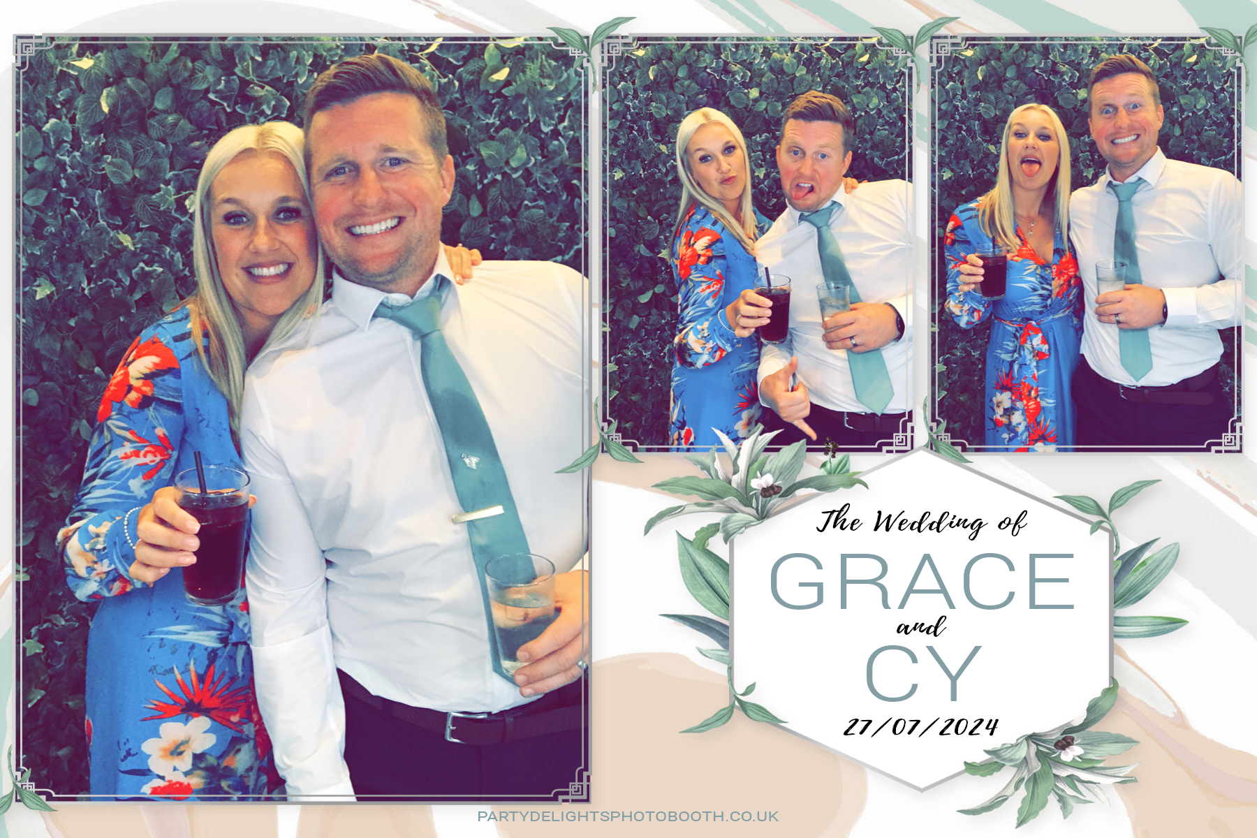 Grace and Cy’s Wedding | View more photos from the event at gallery.partydelightsphotobooth.co.uk/u/PartyDelightsPhotoBooth/Grace-and-Cy’s-Wedding