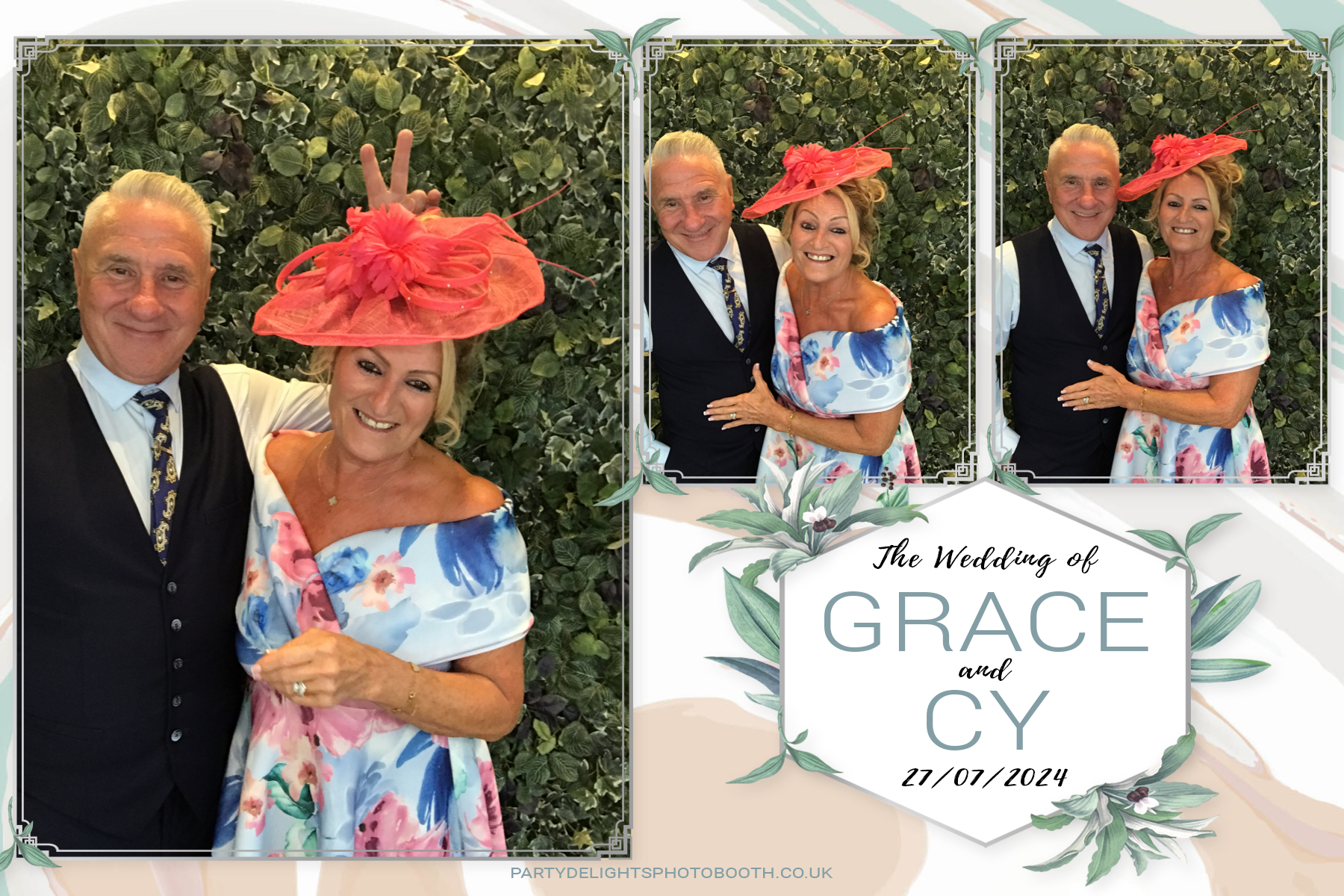 Grace and Cy’s Wedding | View more photos from the event at gallery.partydelightsphotobooth.co.uk/u/PartyDelightsPhotoBooth/Grace-and-Cy’s-Wedding
