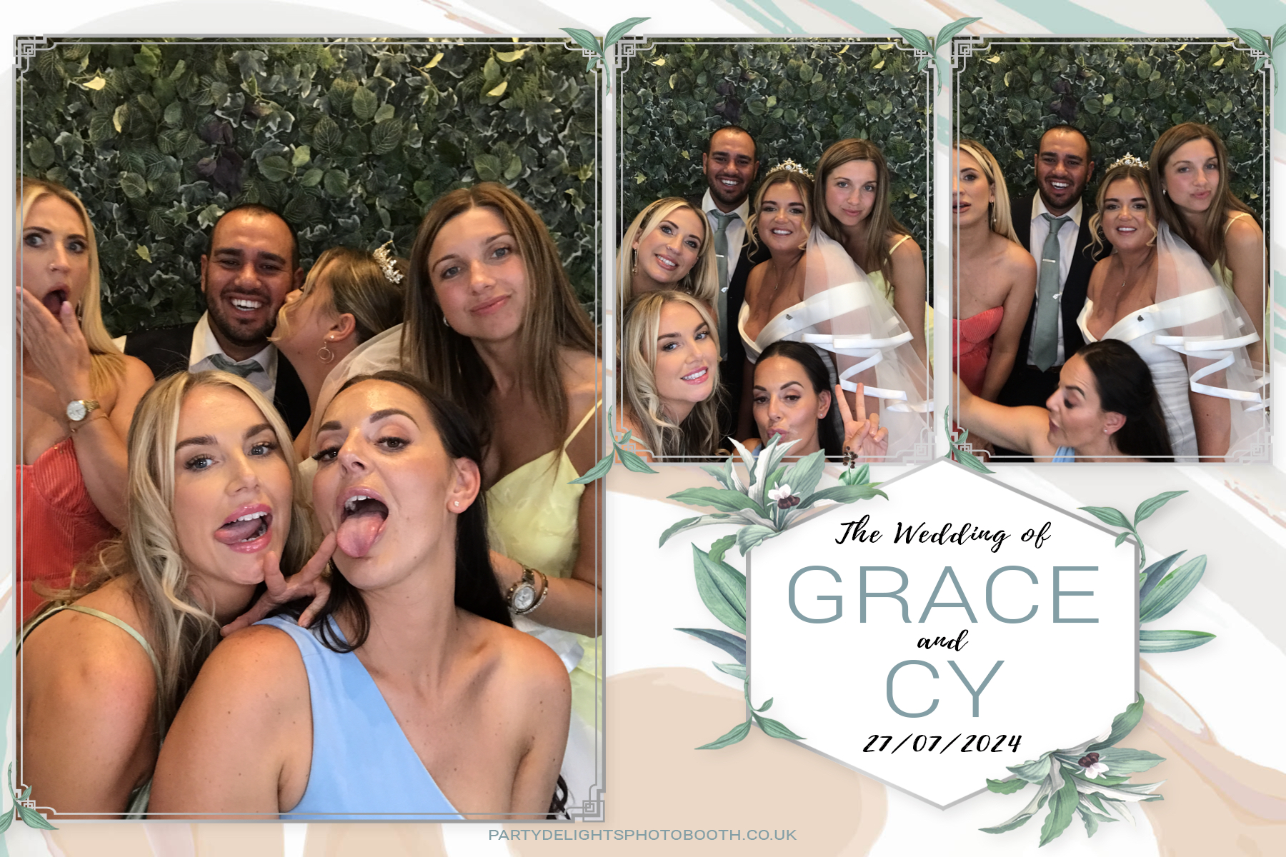 Grace and Cy’s Wedding | View more photos from the event at gallery.partydelightsphotobooth.co.uk/u/PartyDelightsPhotoBooth/Grace-and-Cy’s-Wedding