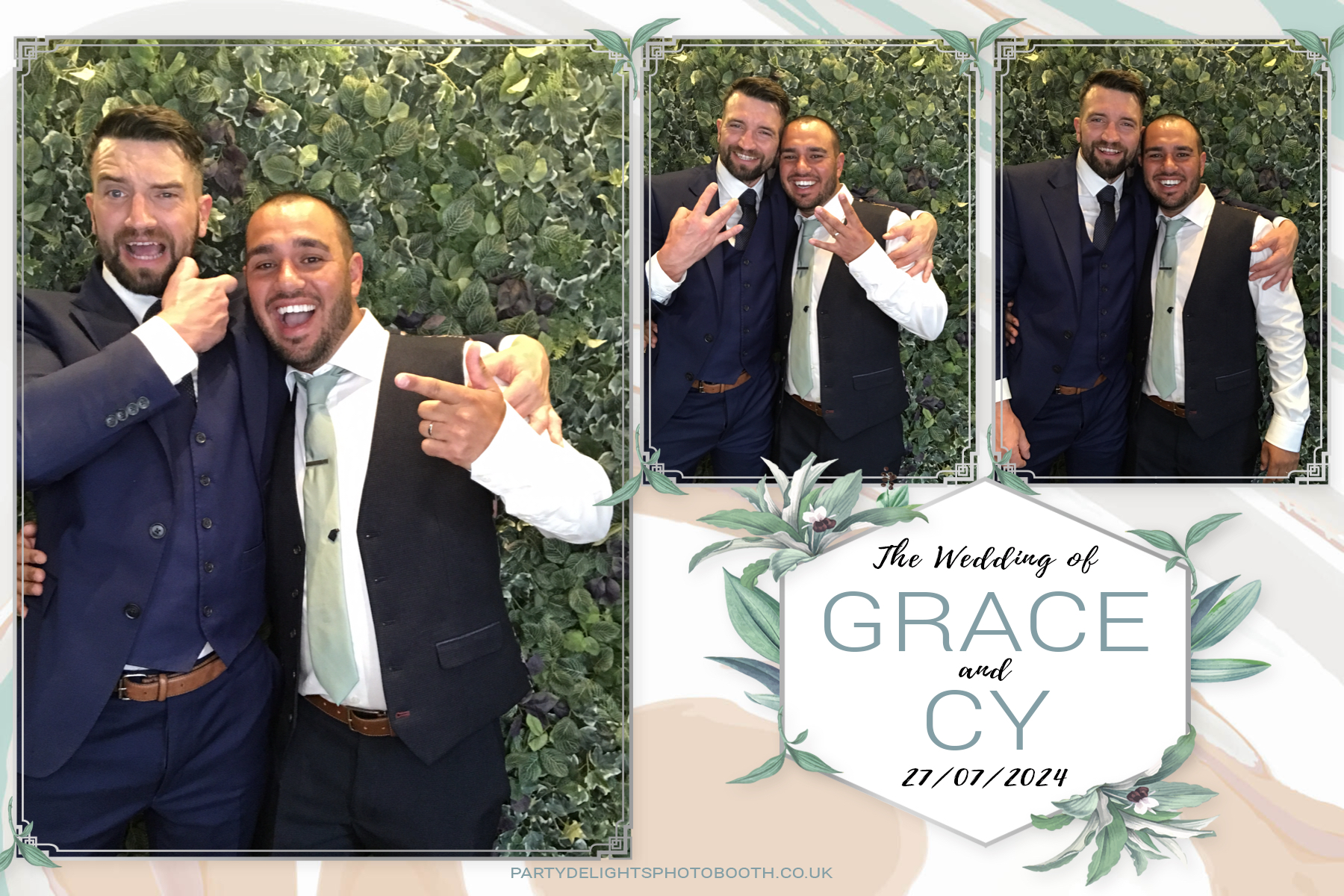 Grace and Cy’s Wedding | View more photos from the event at gallery.partydelightsphotobooth.co.uk/u/PartyDelightsPhotoBooth/Grace-and-Cy’s-Wedding