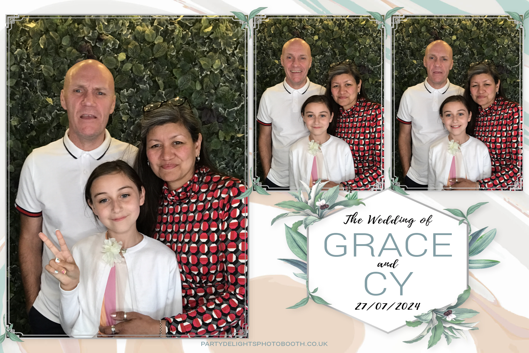 Grace and Cy’s Wedding | View more photos from the event at gallery.partydelightsphotobooth.co.uk/u/PartyDelightsPhotoBooth/Grace-and-Cy’s-Wedding