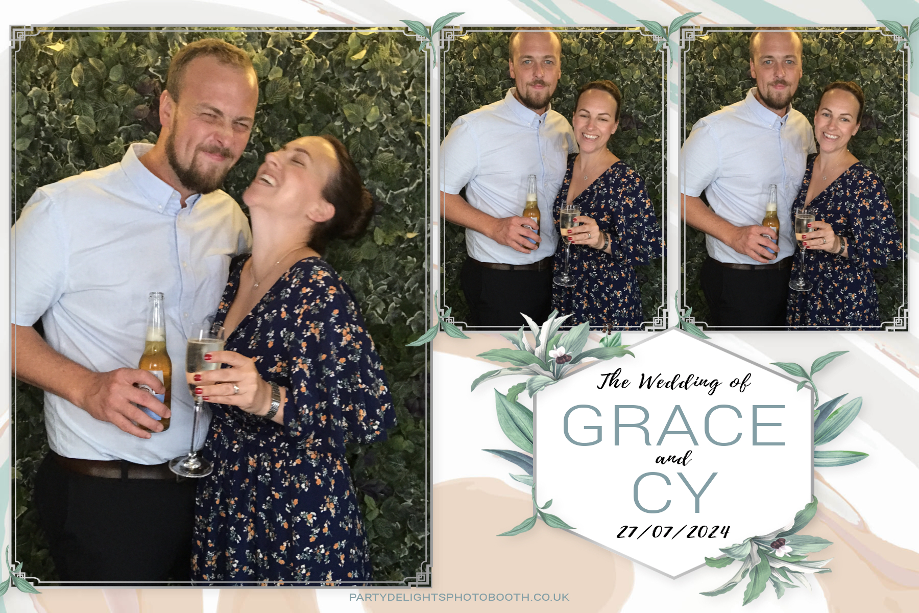 Grace and Cy’s Wedding | View more photos from the event at gallery.partydelightsphotobooth.co.uk/u/PartyDelightsPhotoBooth/Grace-and-Cy’s-Wedding