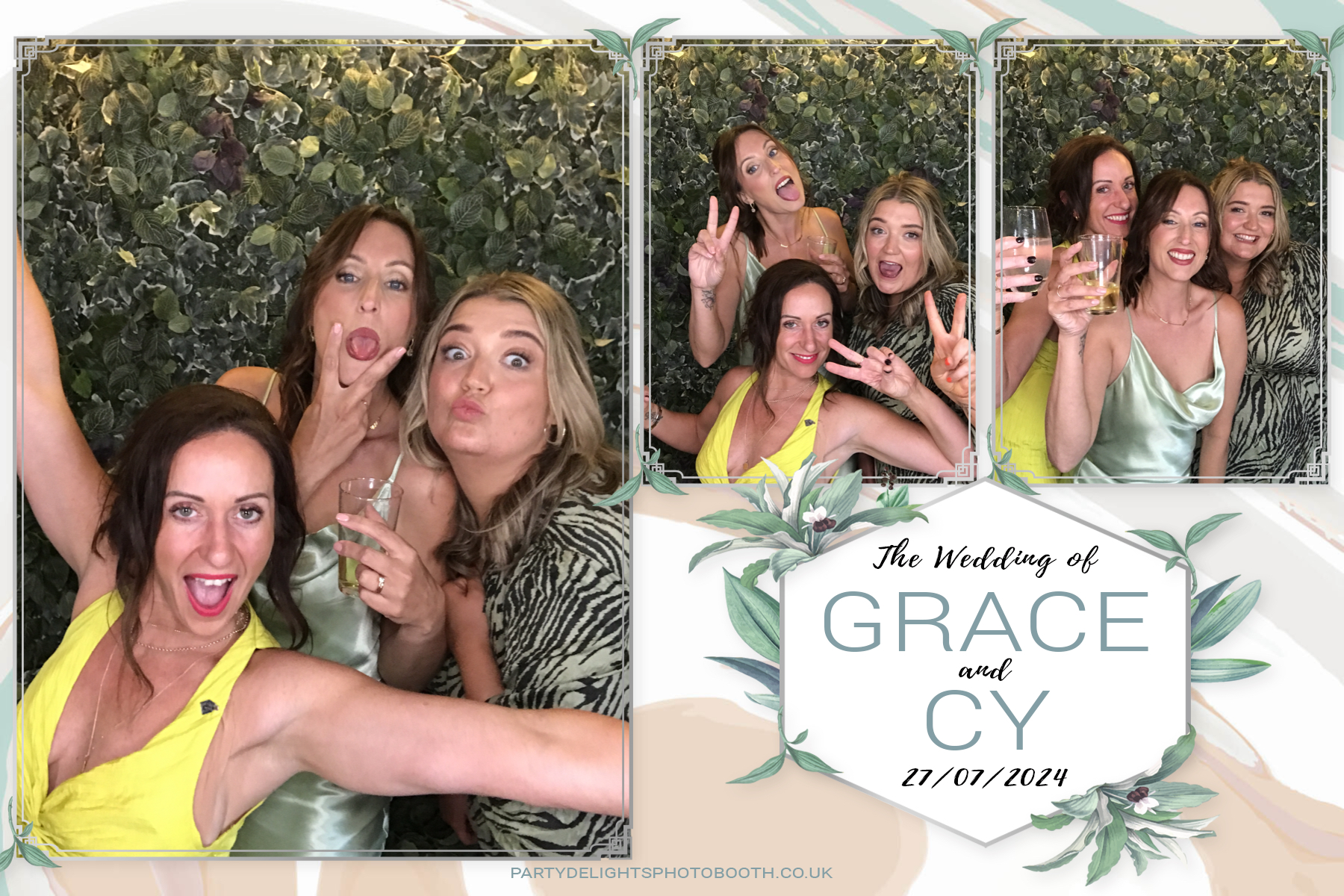 Grace and Cy’s Wedding | View more photos from the event at gallery.partydelightsphotobooth.co.uk/u/PartyDelightsPhotoBooth/Grace-and-Cy’s-Wedding