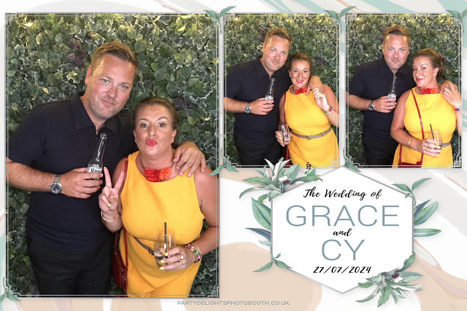 Grace and Cy’s Wedding | View more photos from the event at gallery.partydelightsphotobooth.co.uk/u/PartyDelightsPhotoBooth/Grace-and-Cy’s-Wedding