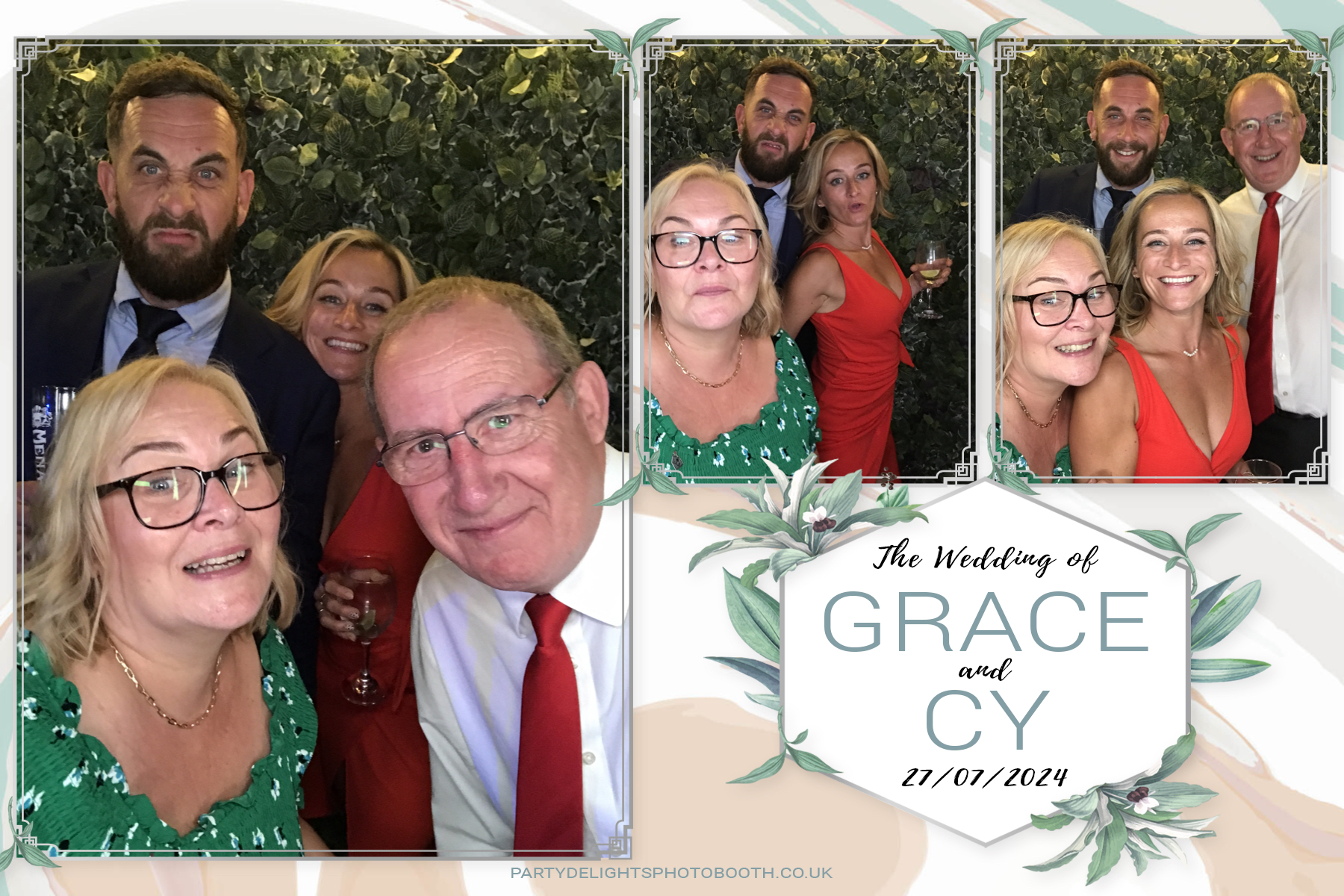 Grace and Cy’s Wedding | View more photos from the event at gallery.partydelightsphotobooth.co.uk/u/PartyDelightsPhotoBooth/Grace-and-Cy’s-Wedding