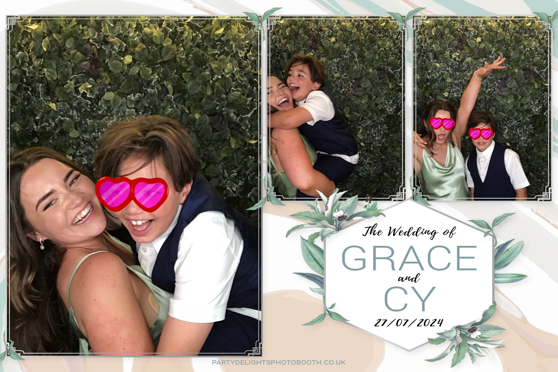 Grace and Cy’s Wedding | View more photos from the event at gallery.partydelightsphotobooth.co.uk/u/PartyDelightsPhotoBooth/Grace-and-Cy’s-Wedding