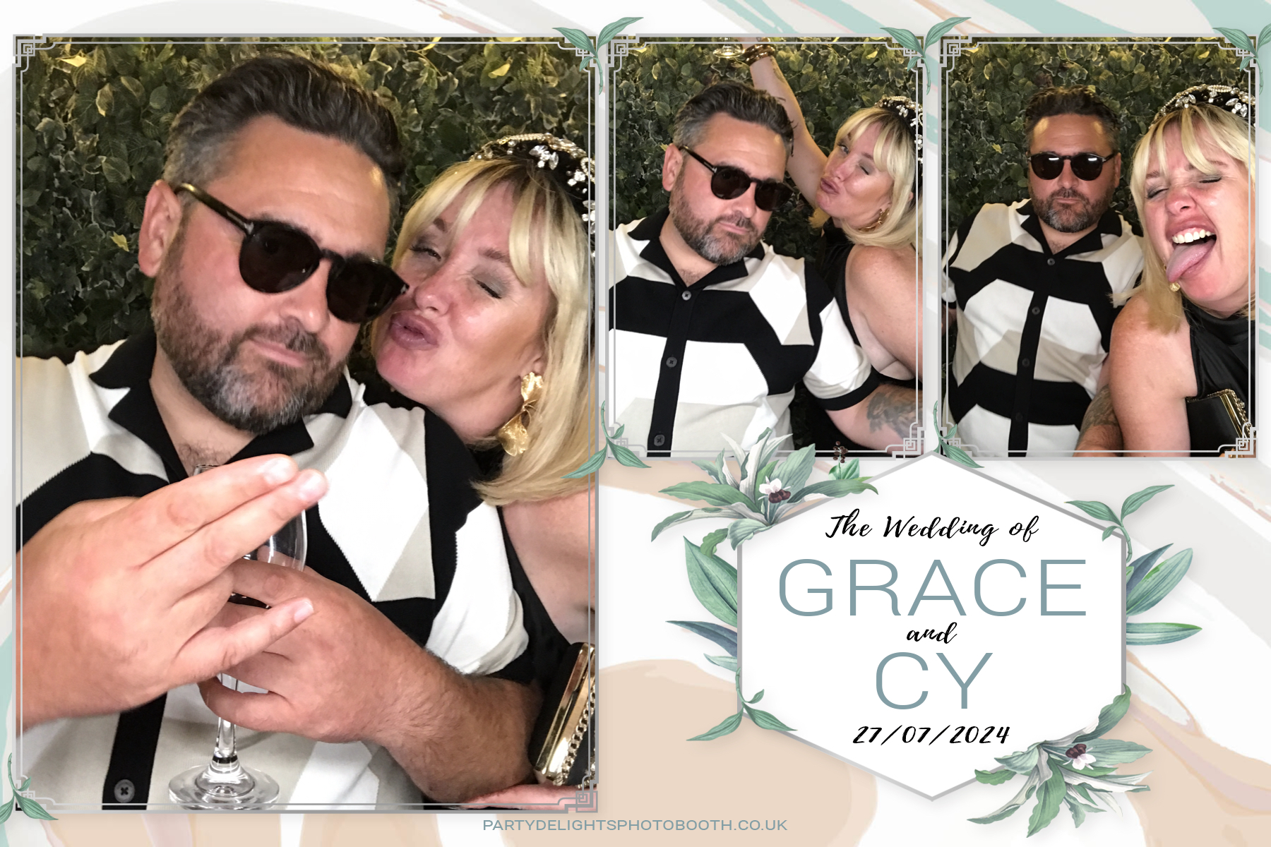 Grace and Cy’s Wedding | View more photos from the event at gallery.partydelightsphotobooth.co.uk/u/PartyDelightsPhotoBooth/Grace-and-Cy’s-Wedding