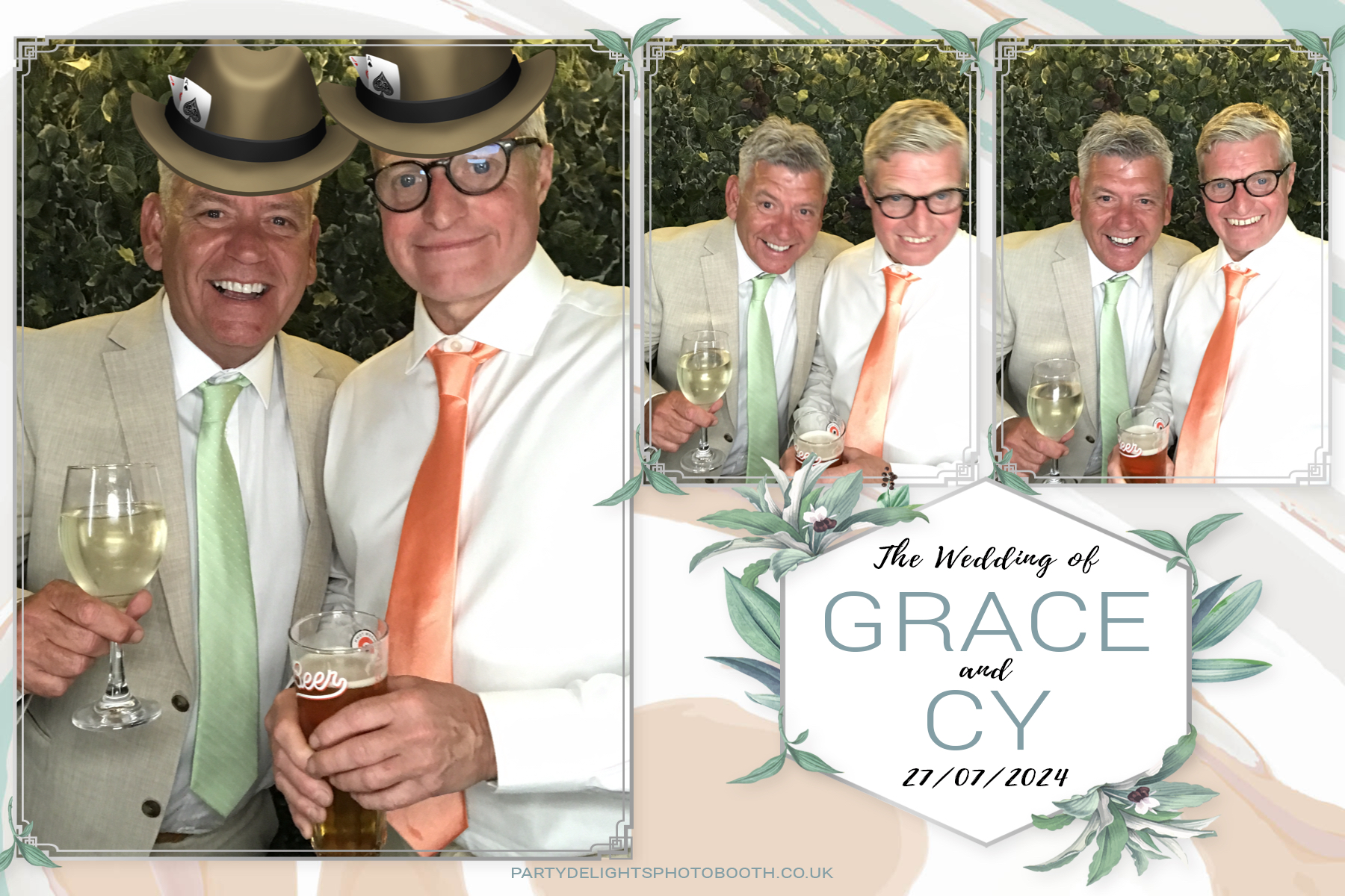 Grace and Cy’s Wedding | View more photos from the event at gallery.partydelightsphotobooth.co.uk/u/PartyDelightsPhotoBooth/Grace-and-Cy’s-Wedding