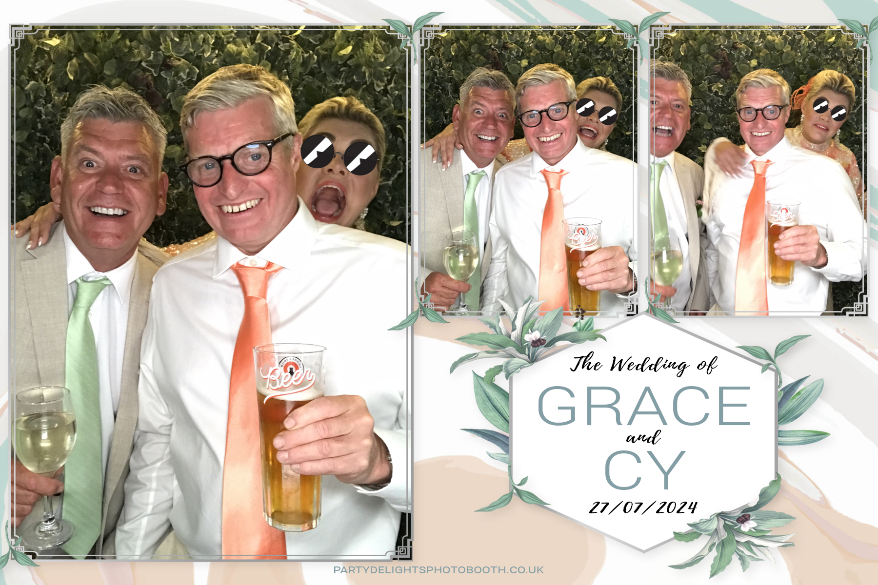 Grace and Cy’s Wedding | View more photos from the event at gallery.partydelightsphotobooth.co.uk/u/PartyDelightsPhotoBooth/Grace-and-Cy’s-Wedding