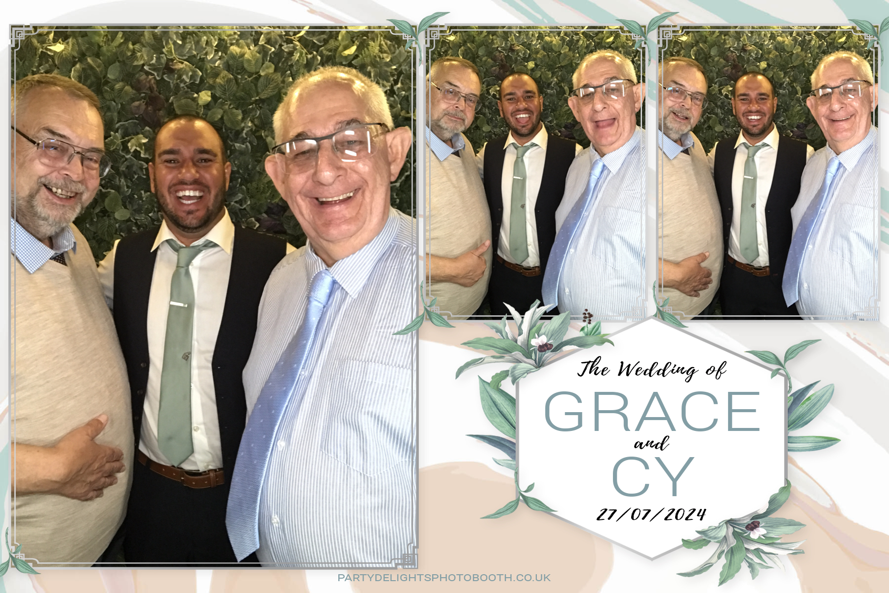 Grace and Cy’s Wedding | View more photos from the event at gallery.partydelightsphotobooth.co.uk/u/PartyDelightsPhotoBooth/Grace-and-Cy’s-Wedding