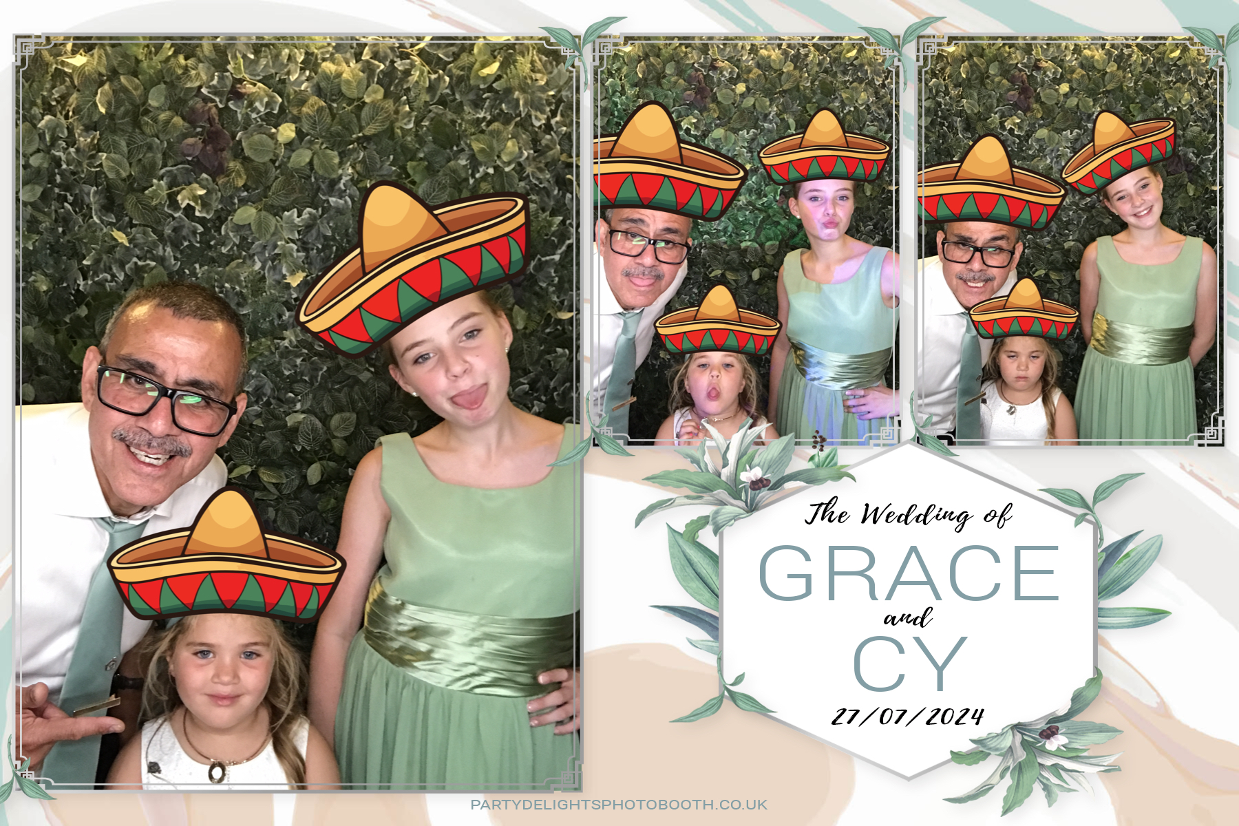 Grace and Cy’s Wedding | View more photos from the event at gallery.partydelightsphotobooth.co.uk/u/PartyDelightsPhotoBooth/Grace-and-Cy’s-Wedding