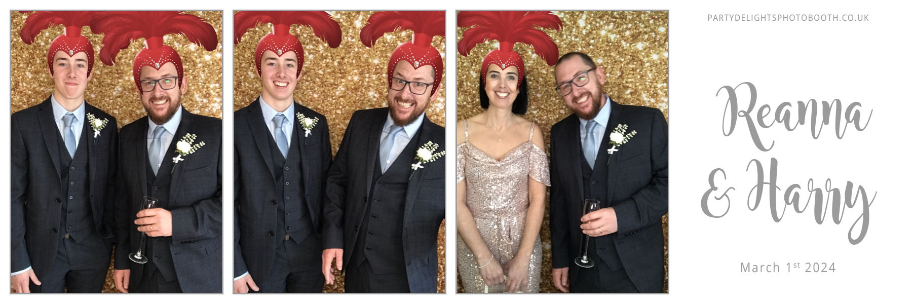 Harry and Reanna's Wedding | View more photos from the event at gallery.partydelightsphotobooth.co.uk/u/PartyDelightsPhotoBooth/Harry-and-Reannas-Wedding