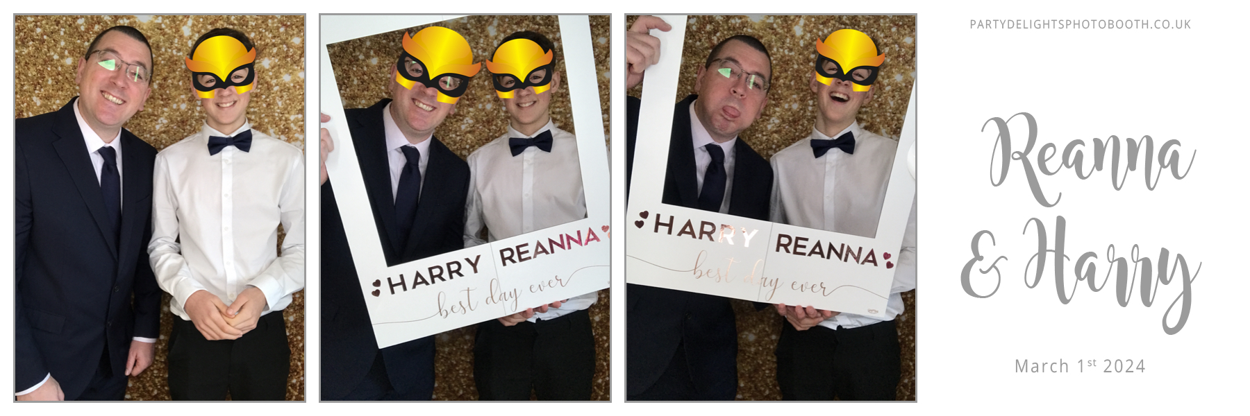 Harry and Reanna's Wedding | View more photos from the event at gallery.partydelightsphotobooth.co.uk/u/PartyDelightsPhotoBooth/Harry-and-Reannas-Wedding