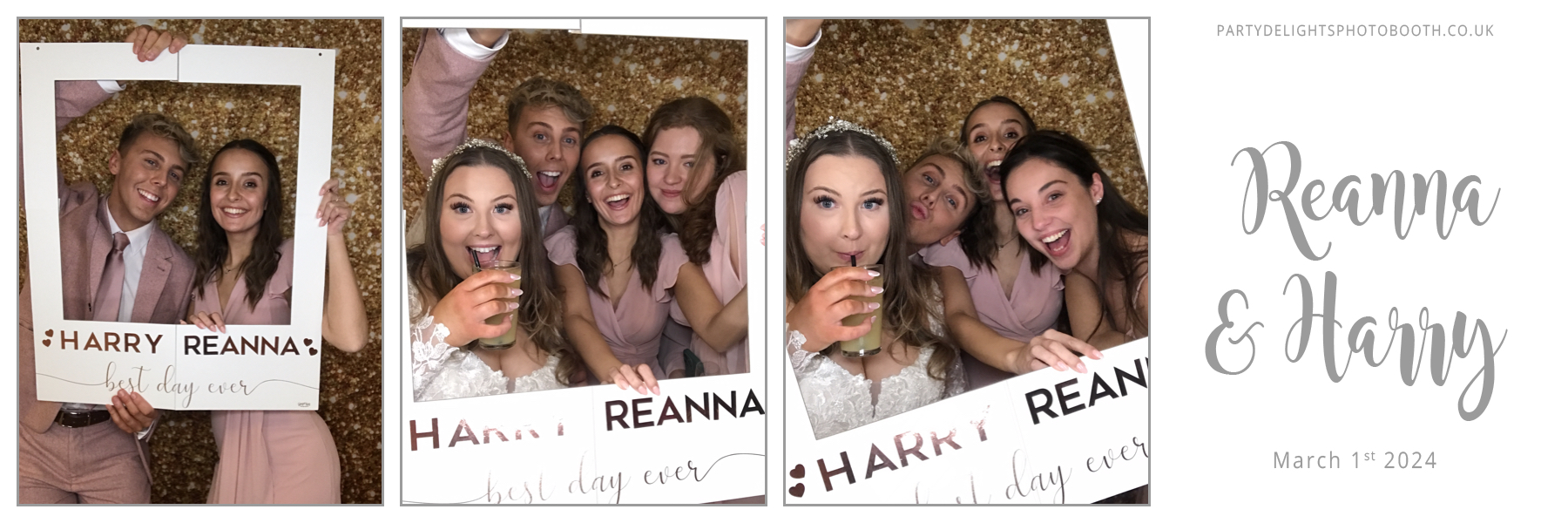 Harry and Reanna's Wedding | View more photos from the event at gallery.partydelightsphotobooth.co.uk/u/PartyDelightsPhotoBooth/Harry-and-Reannas-Wedding