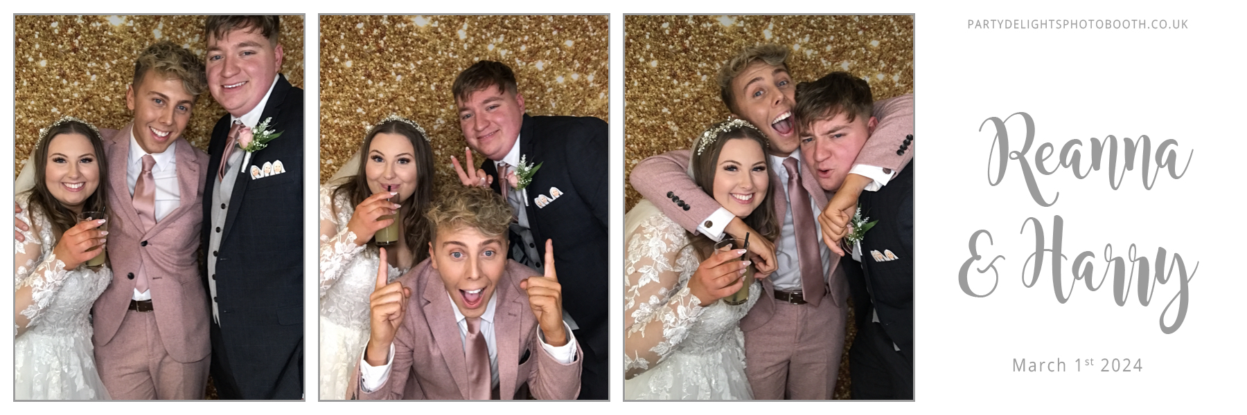 Harry and Reanna's Wedding | View more photos from the event at gallery.partydelightsphotobooth.co.uk/u/PartyDelightsPhotoBooth/Harry-and-Reannas-Wedding