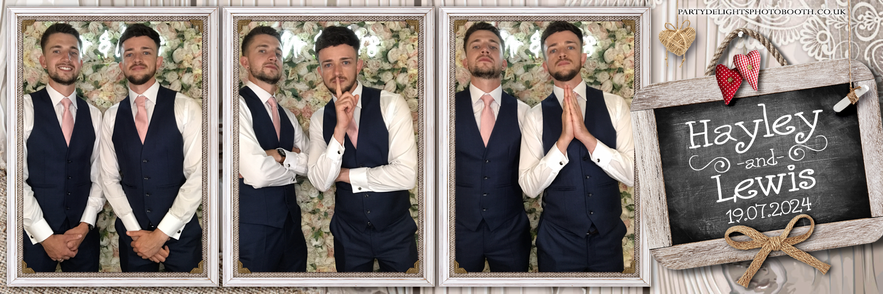 Hayley and Lewis's Wedding | View more photos from the event at gallery.partydelightsphotobooth.co.uk/u/PartyDelightsPhotoBooth/Hayley-and-Lewiss-Wedding